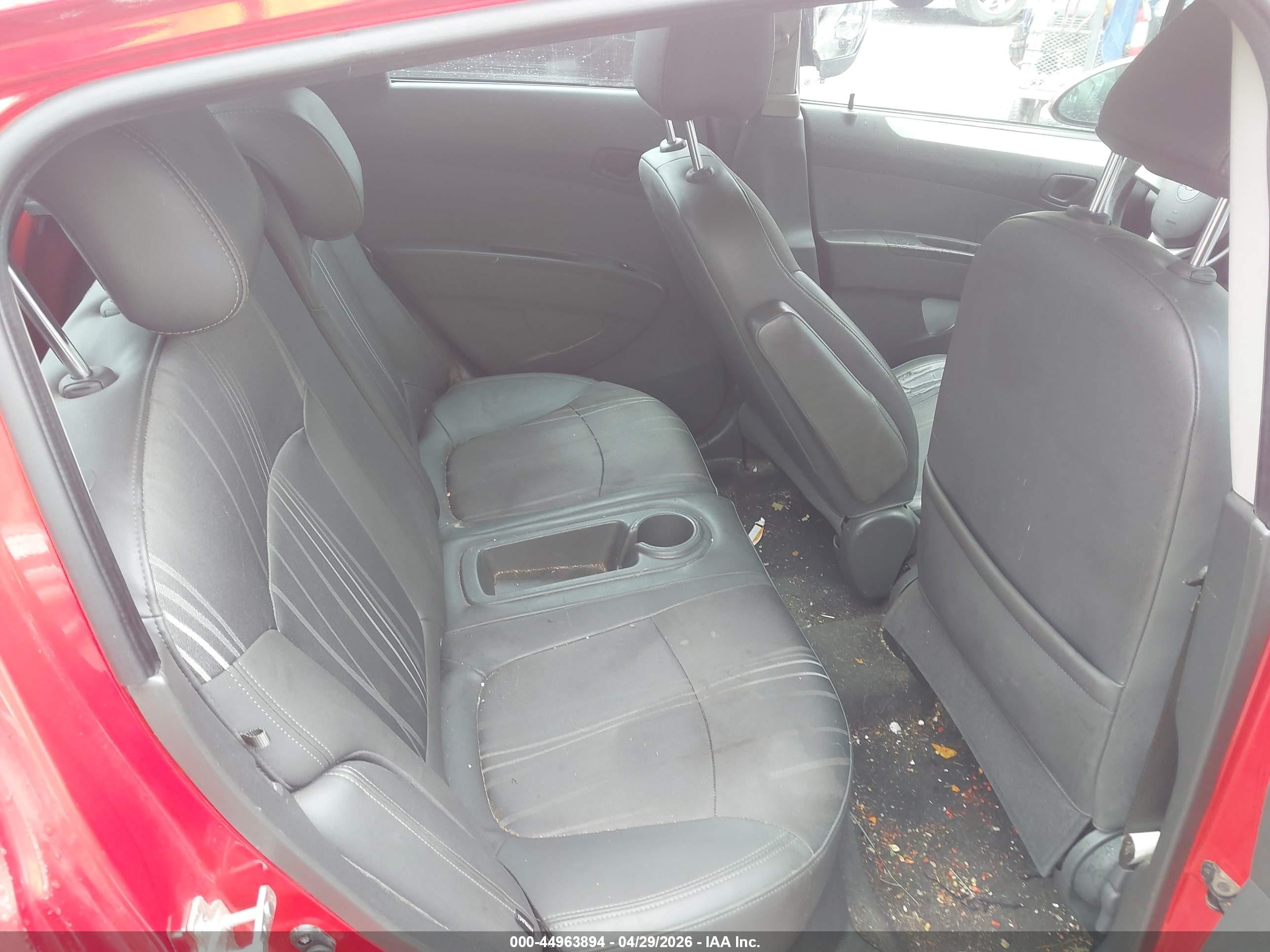 2014 Chevrolet Spark Ls Auto Red vin: KL8CB6S97EC478114