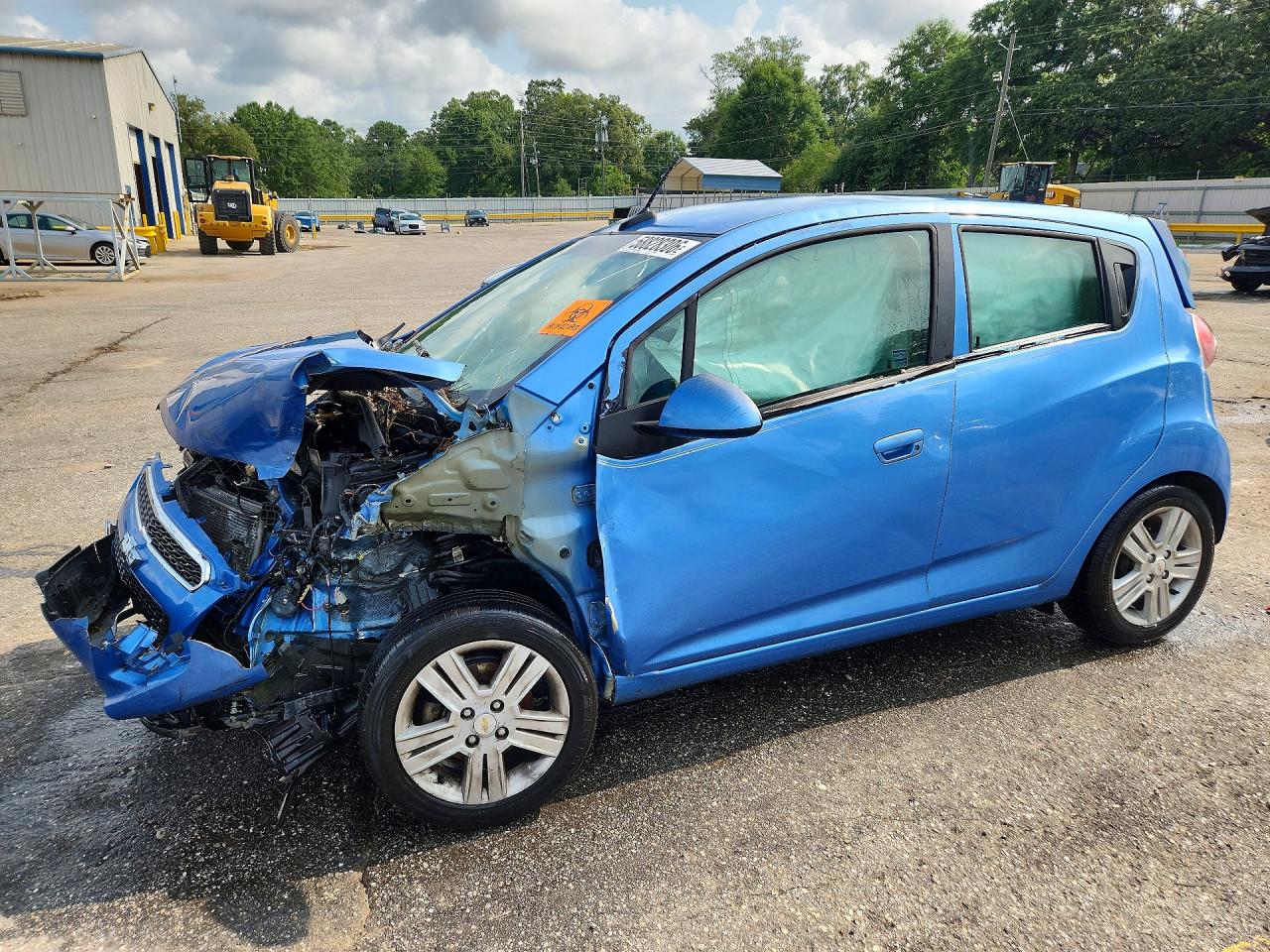 2014 Chevrolet Spark Ls Blue vin: KL8CB6S97EC570033