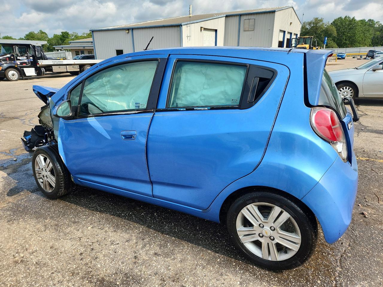 2014 Chevrolet Spark Ls Blue vin: KL8CB6S97EC570033