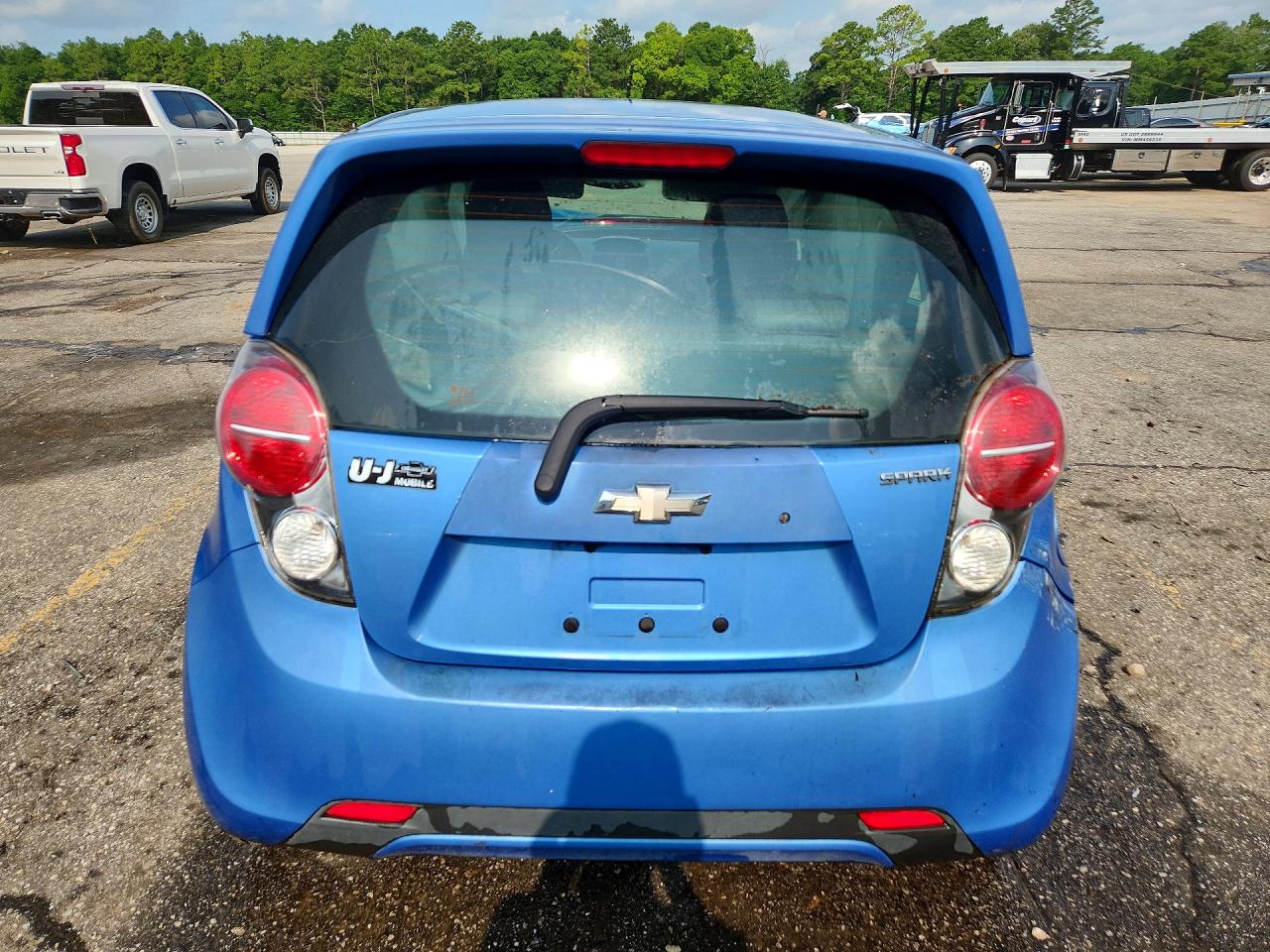 2014 Chevrolet Spark Ls Blue vin: KL8CB6S97EC570033