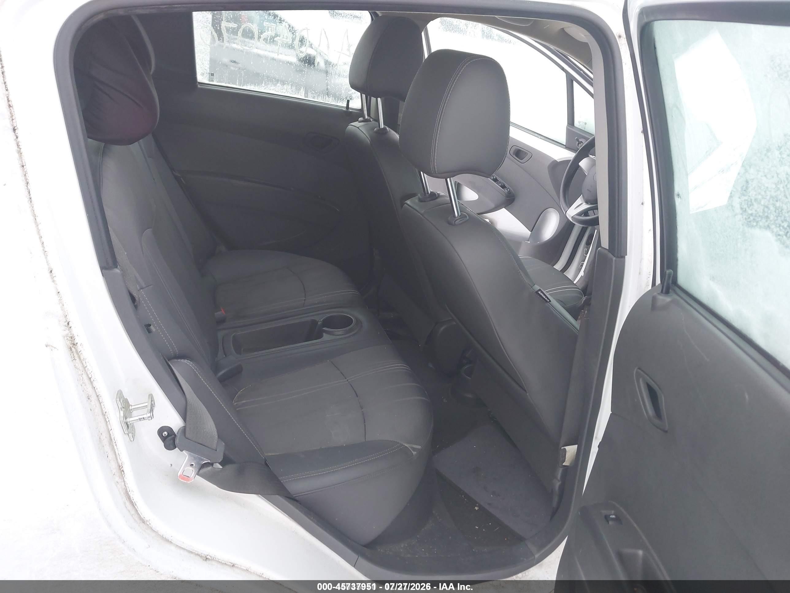 2014 Chevrolet Spark Ls Auto White vin: KL8CB6S97EC575426