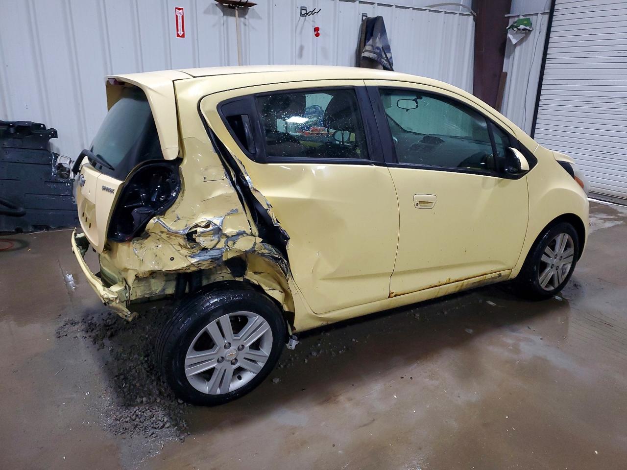 2014 Chevrolet Spark Ls Yellow vin: KL8CB6S97EC578309