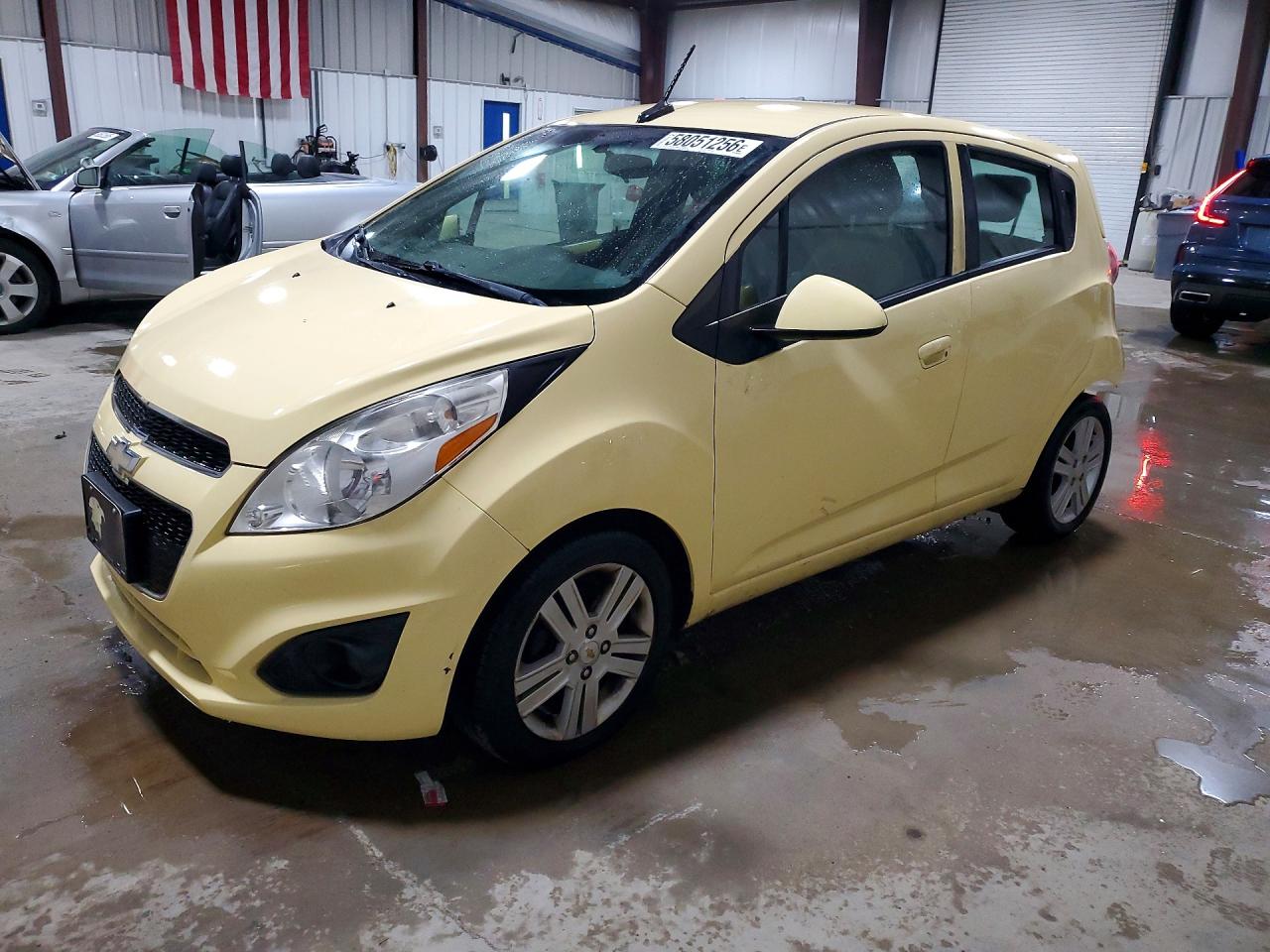 2014 Chevrolet Spark Ls Yellow vin: KL8CB6S97EC578309