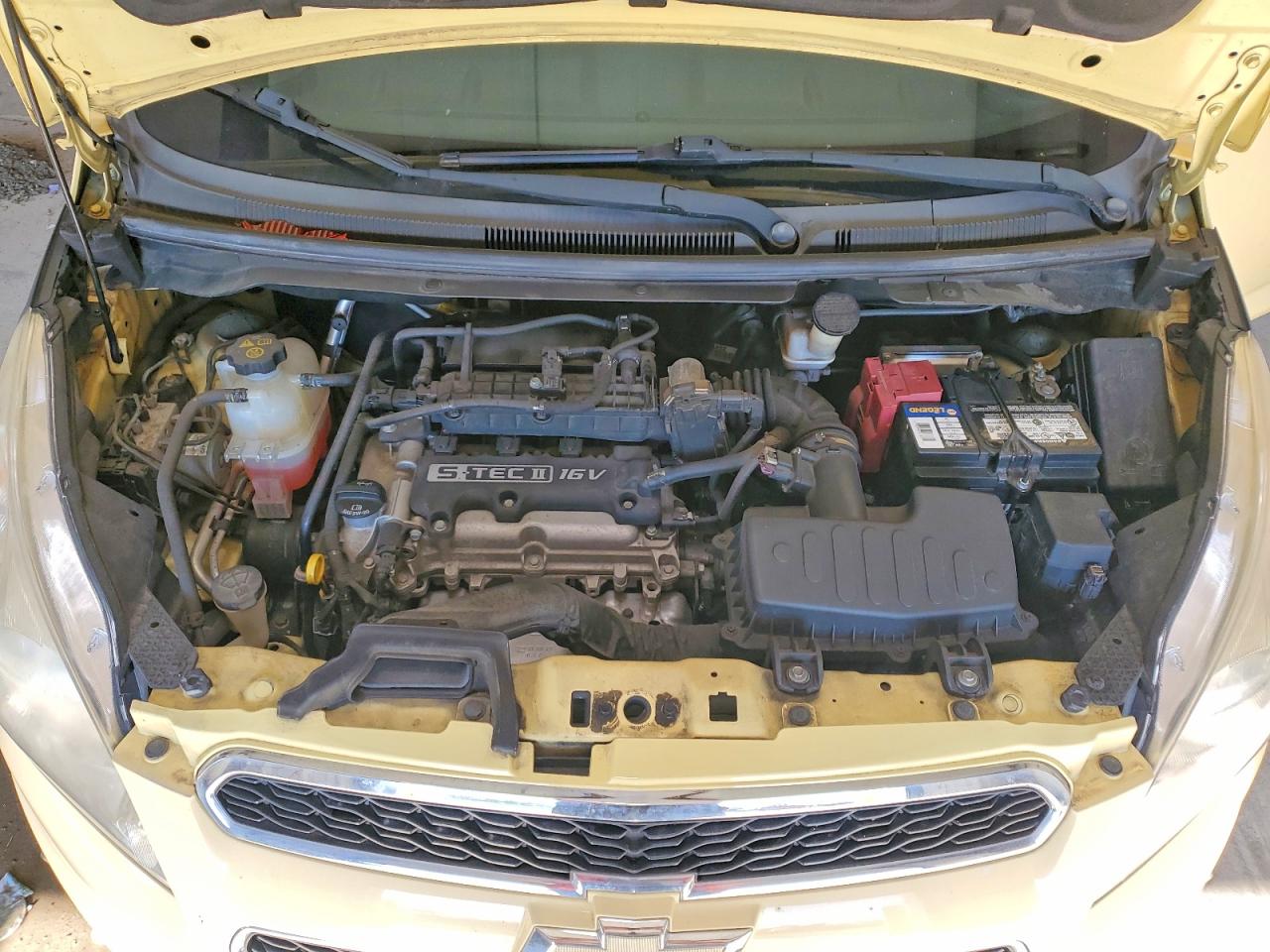 2014 Chevrolet Spark Ls Yellow vin: KL8CB6S97EC578309