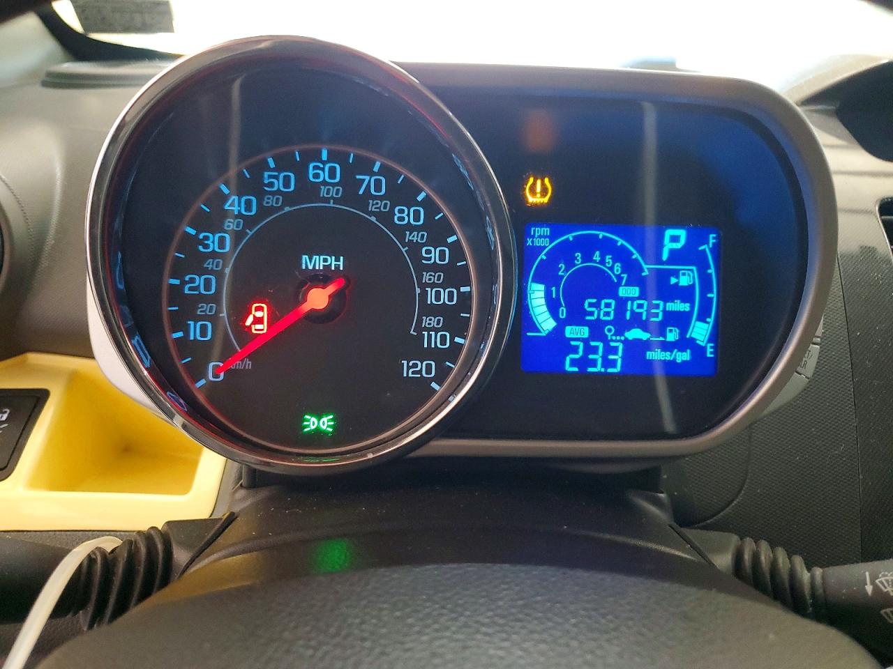 2014 Chevrolet Spark Ls Yellow vin: KL8CB6S97EC578309