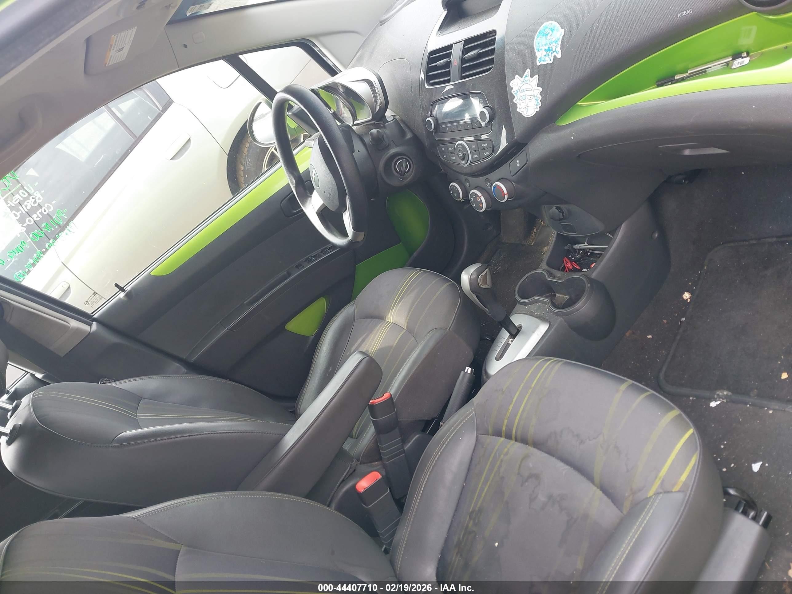 2015 Chevrolet Spark Ls Cvt Green vin: KL8CB6S97FC811008