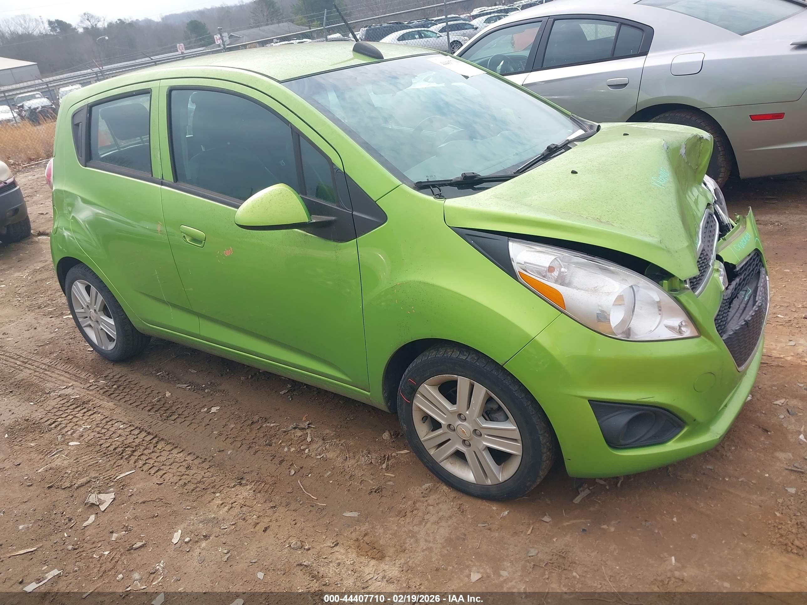 2015 Chevrolet Spark Ls Cvt Green vin: KL8CB6S97FC811008