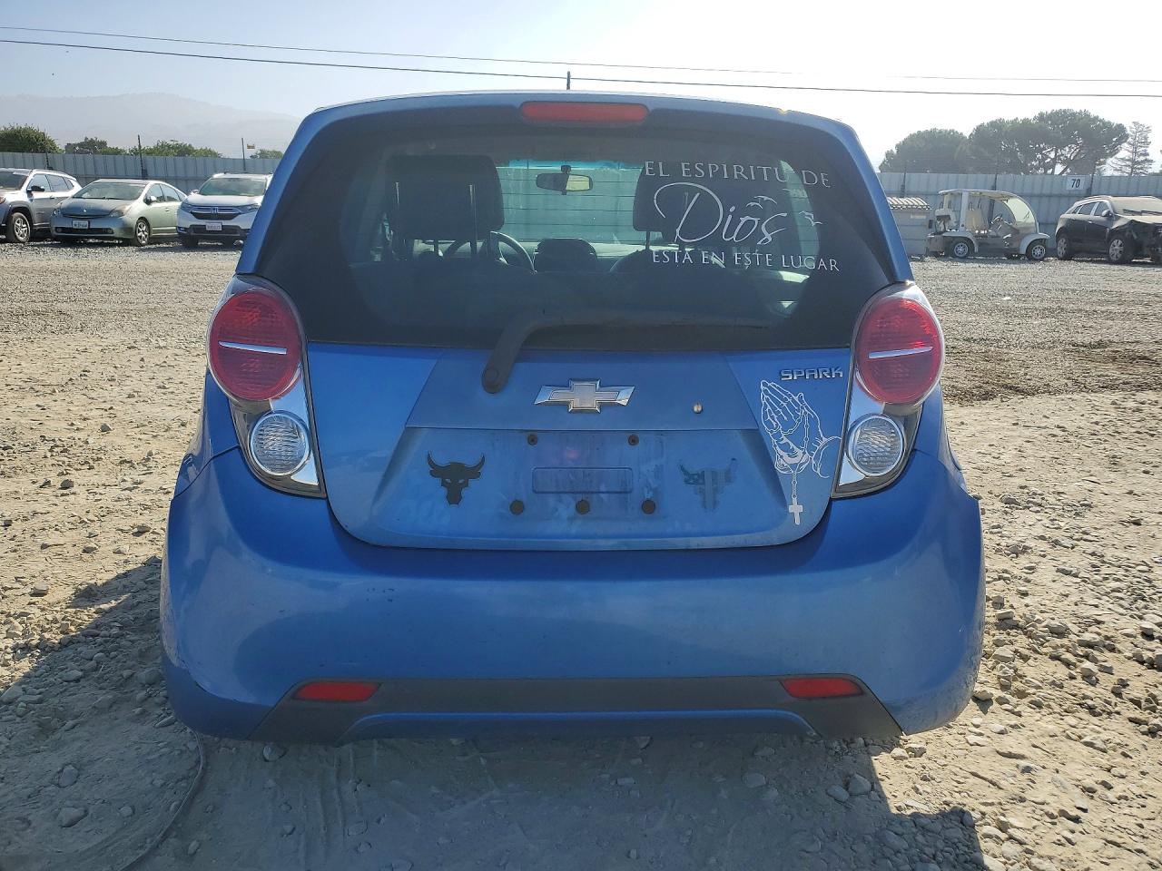 2013 Chevrolet Spark Ls Blue vin: KL8CB6S98DC503553
