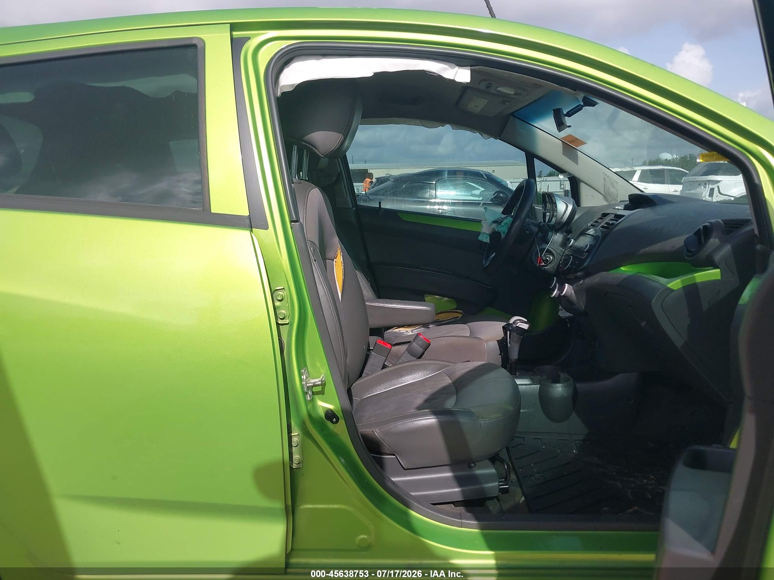 2014 Chevrolet Spark Ls Auto Green vin: KL8CB6S98EC498999