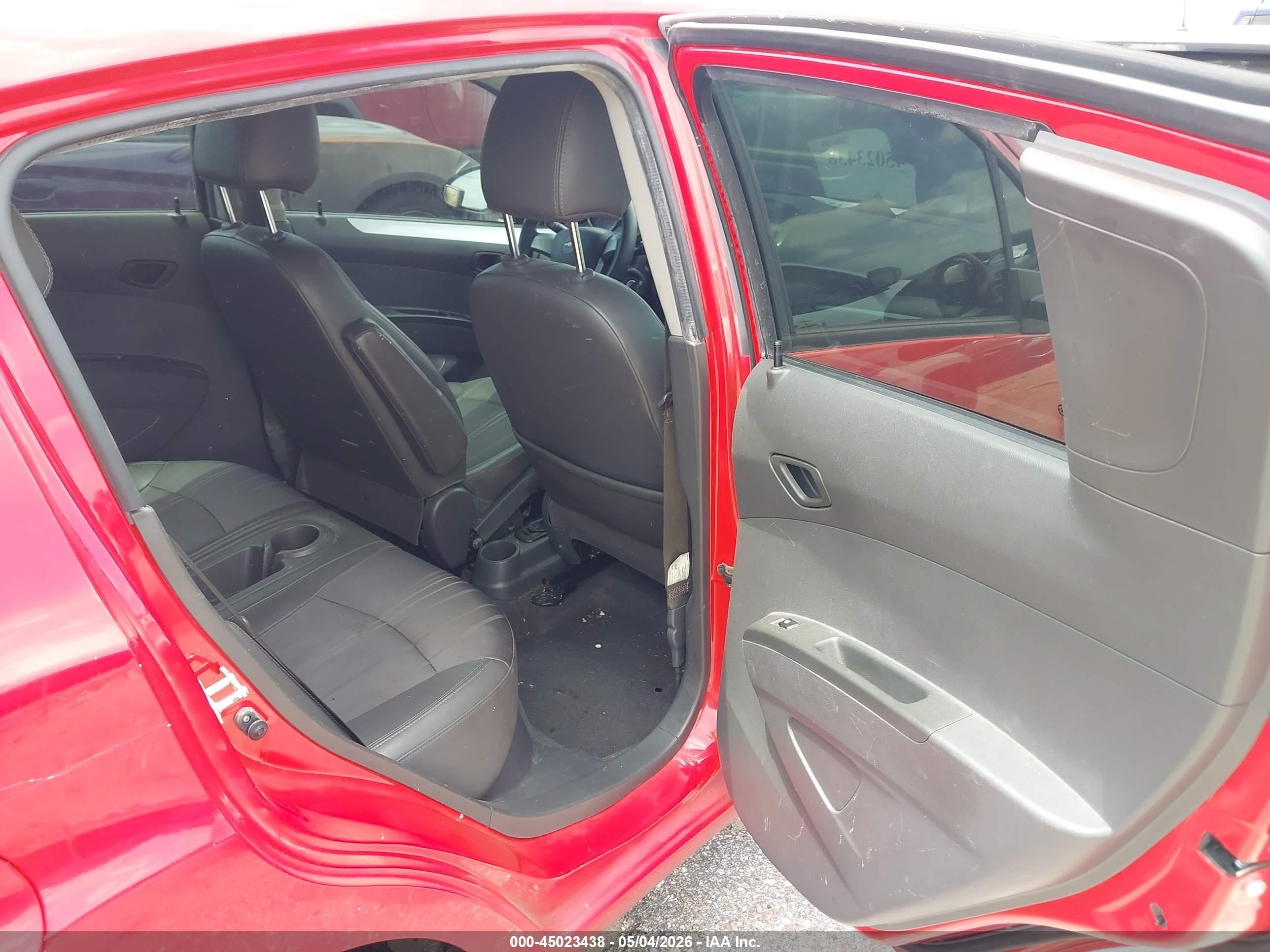 2015 Chevrolet Spark Ls Cvt Red vin: KL8CB6S98FC716571
