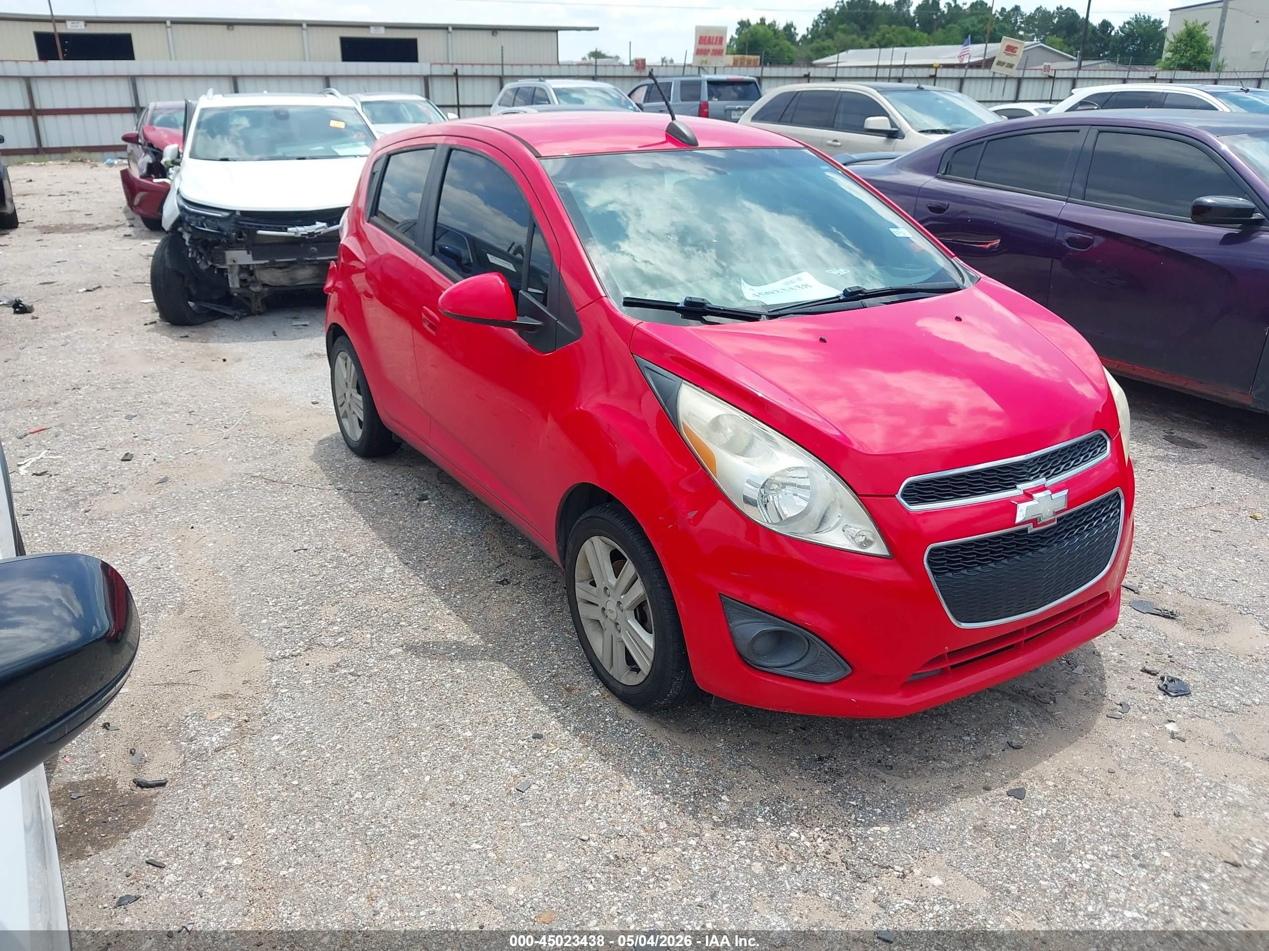 2015 Chevrolet Spark Ls Cvt Red vin: KL8CB6S98FC716571