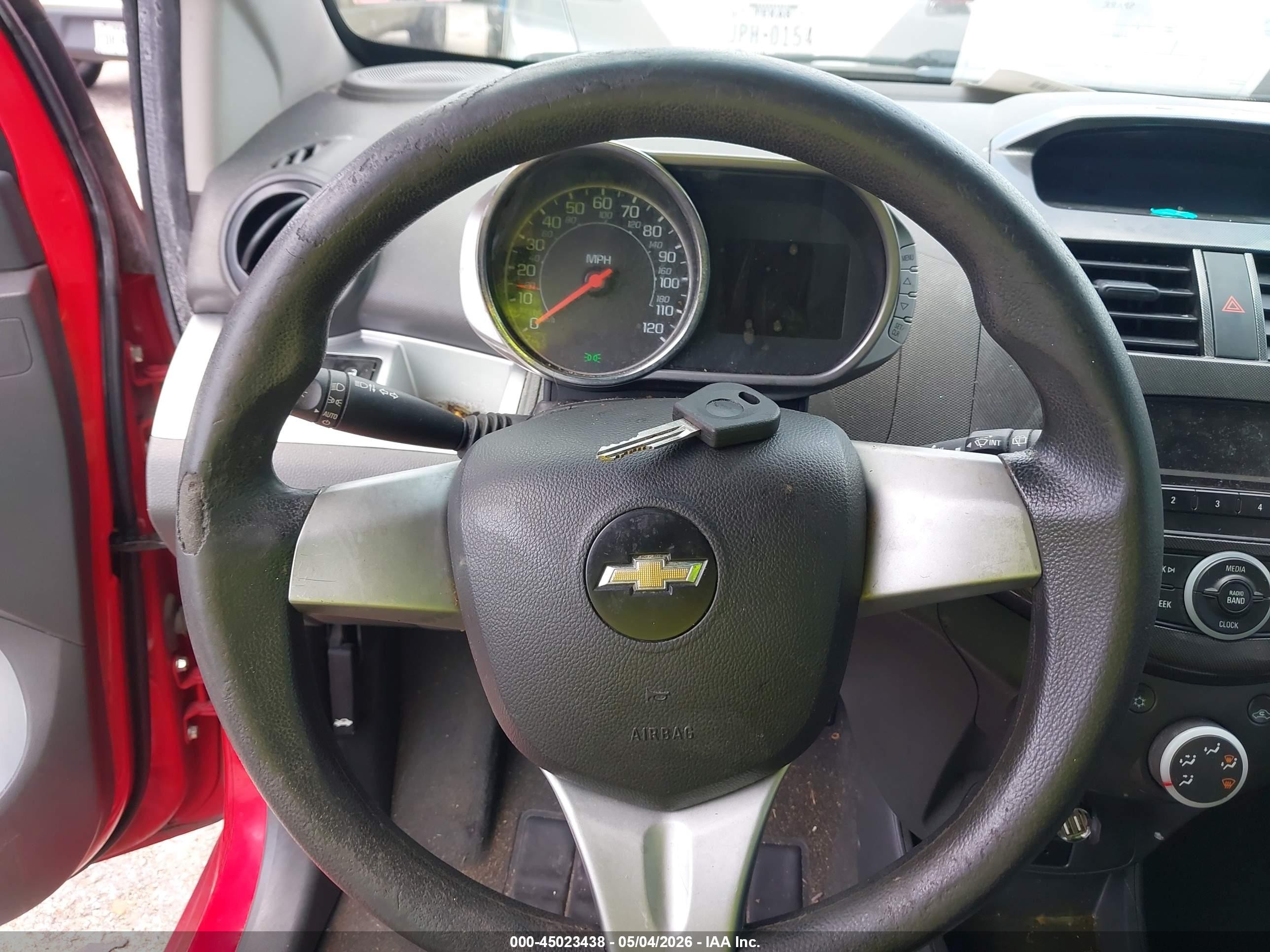 2015 Chevrolet Spark Ls Cvt Red vin: KL8CB6S98FC716571