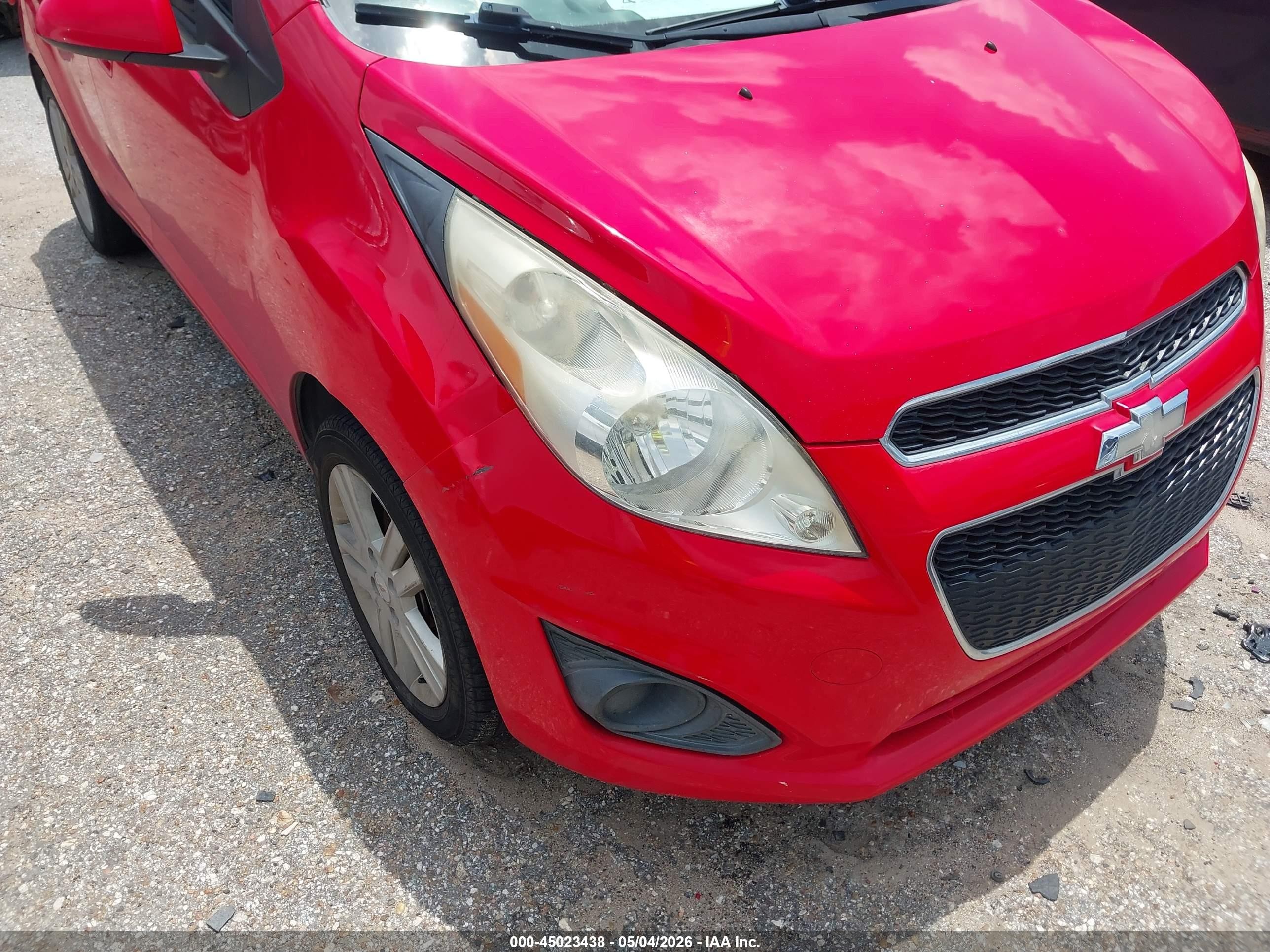 2015 Chevrolet Spark Ls Cvt Red vin: KL8CB6S98FC716571