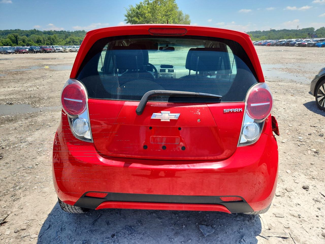 2015 Chevrolet Spark Ls Красный vin: KL8CB6S98FC730695