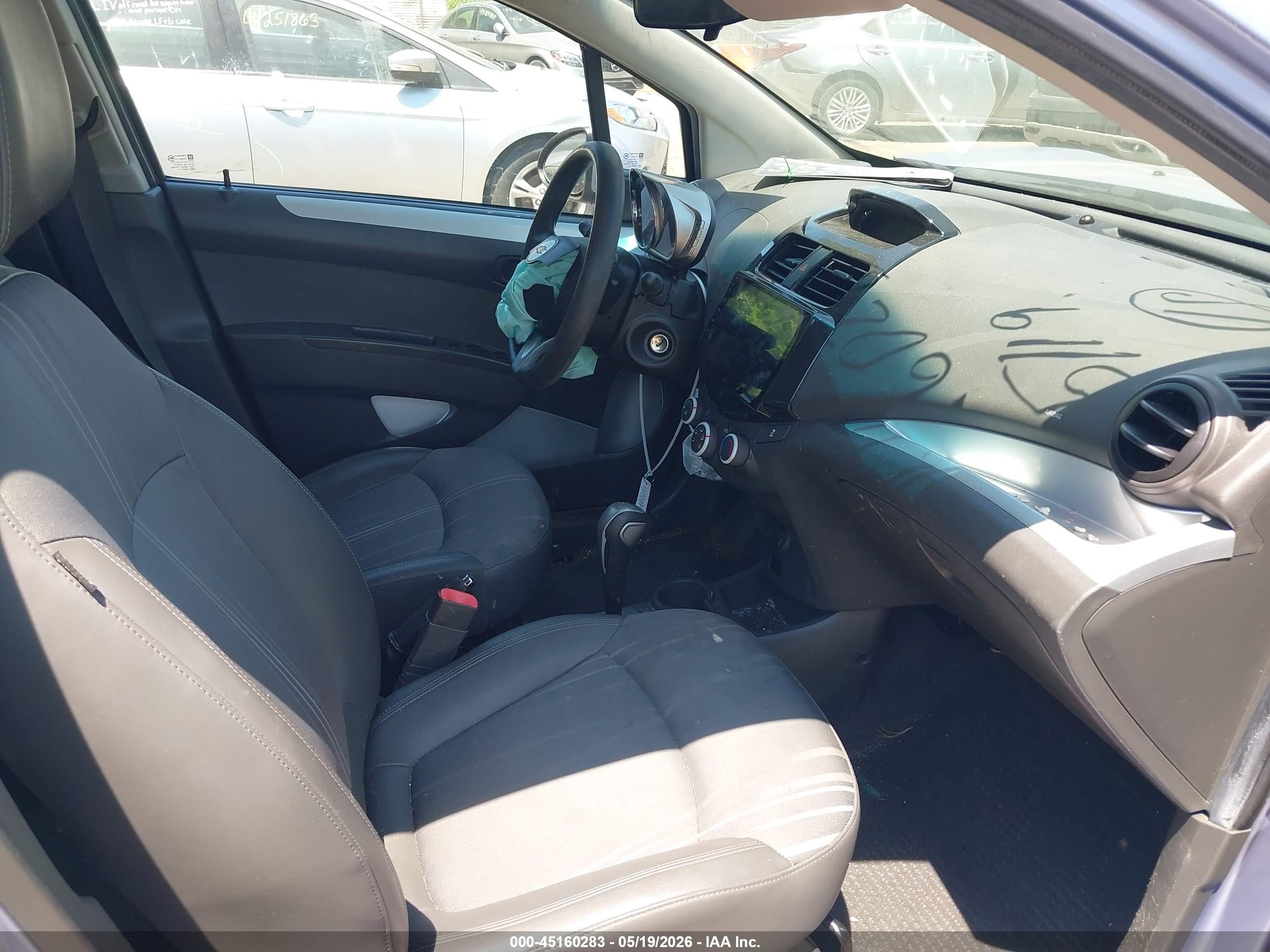 2015 Chevrolet Spark Ls Cvt Light Blue vin: KL8CB6S98FC751028