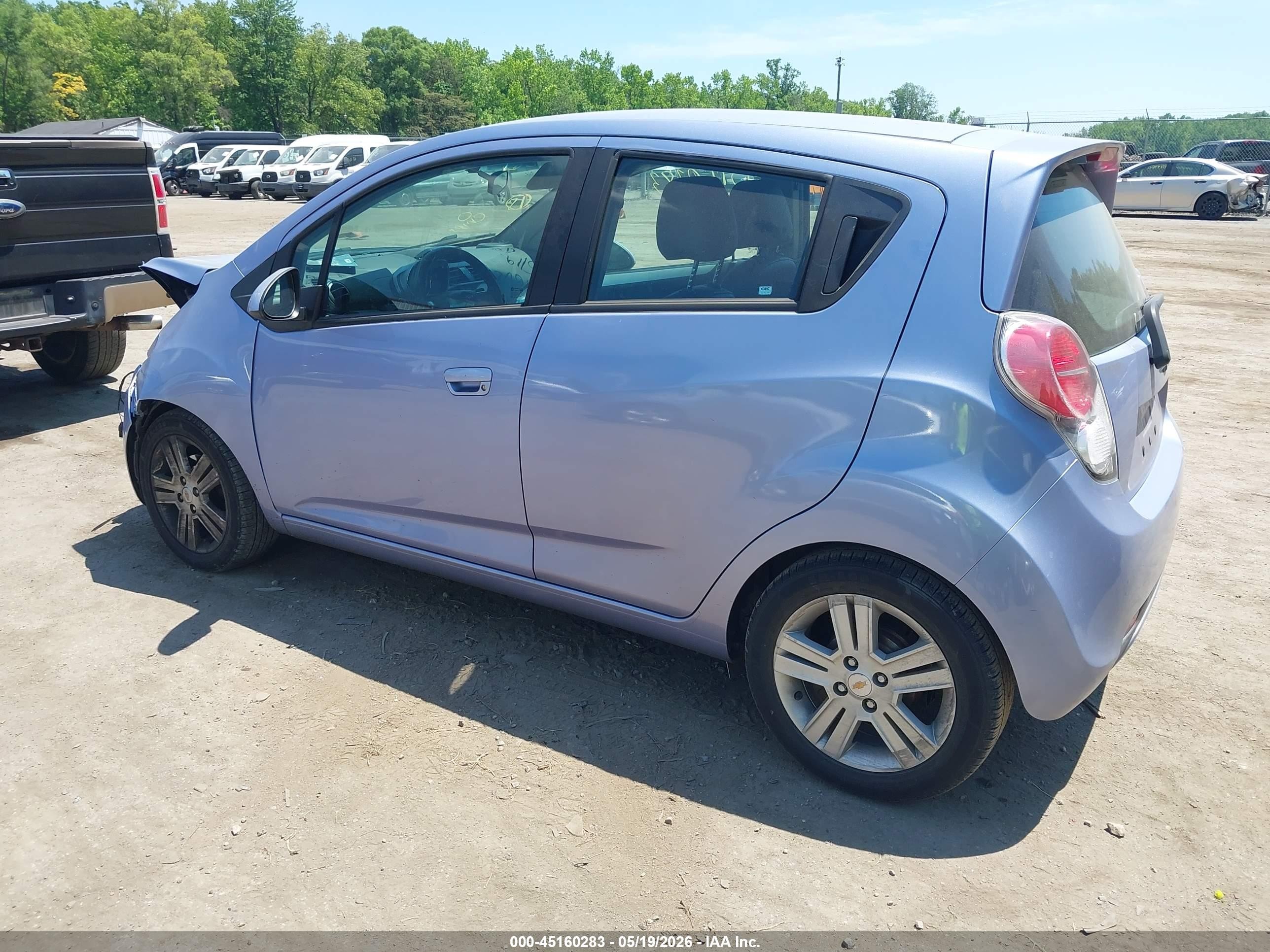 2015 Chevrolet Spark Ls Cvt Light Blue vin: KL8CB6S98FC751028