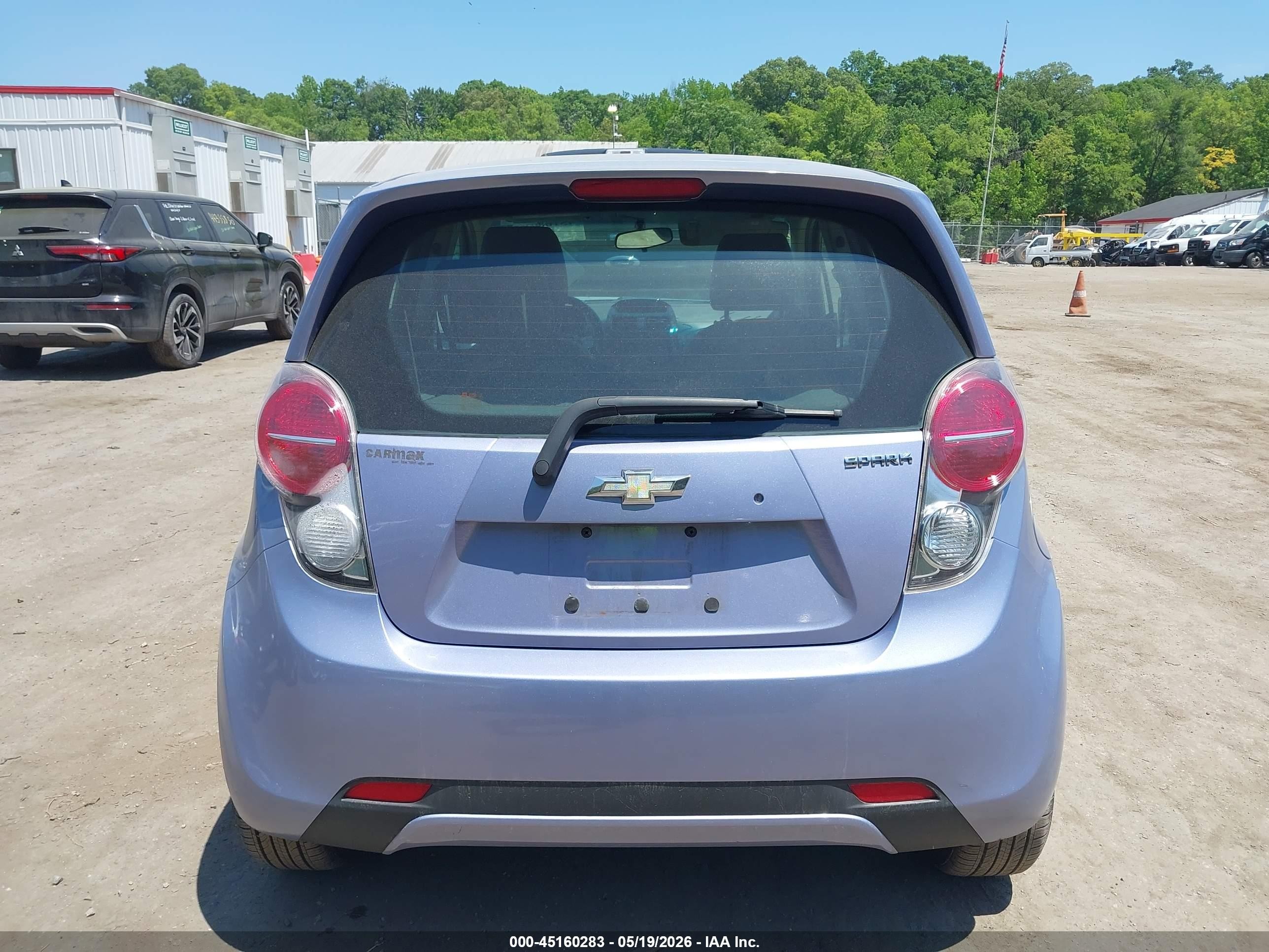 2015 Chevrolet Spark Ls Cvt Light Blue vin: KL8CB6S98FC751028