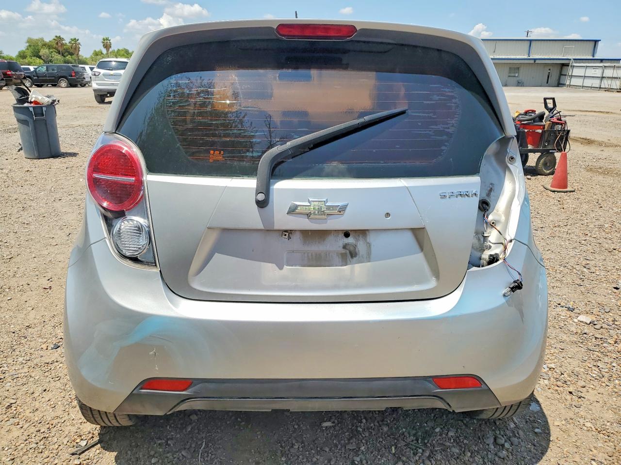 2015 Chevrolet Spark Ls Silver vin: KL8CB6S98FC808540