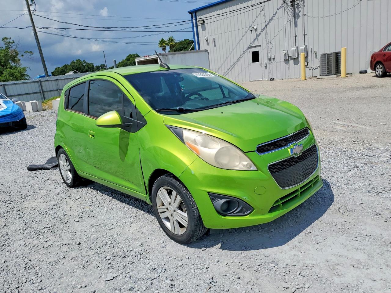 2015 Chevrolet Spark Ls Green vin: KL8CB6S98FC809123