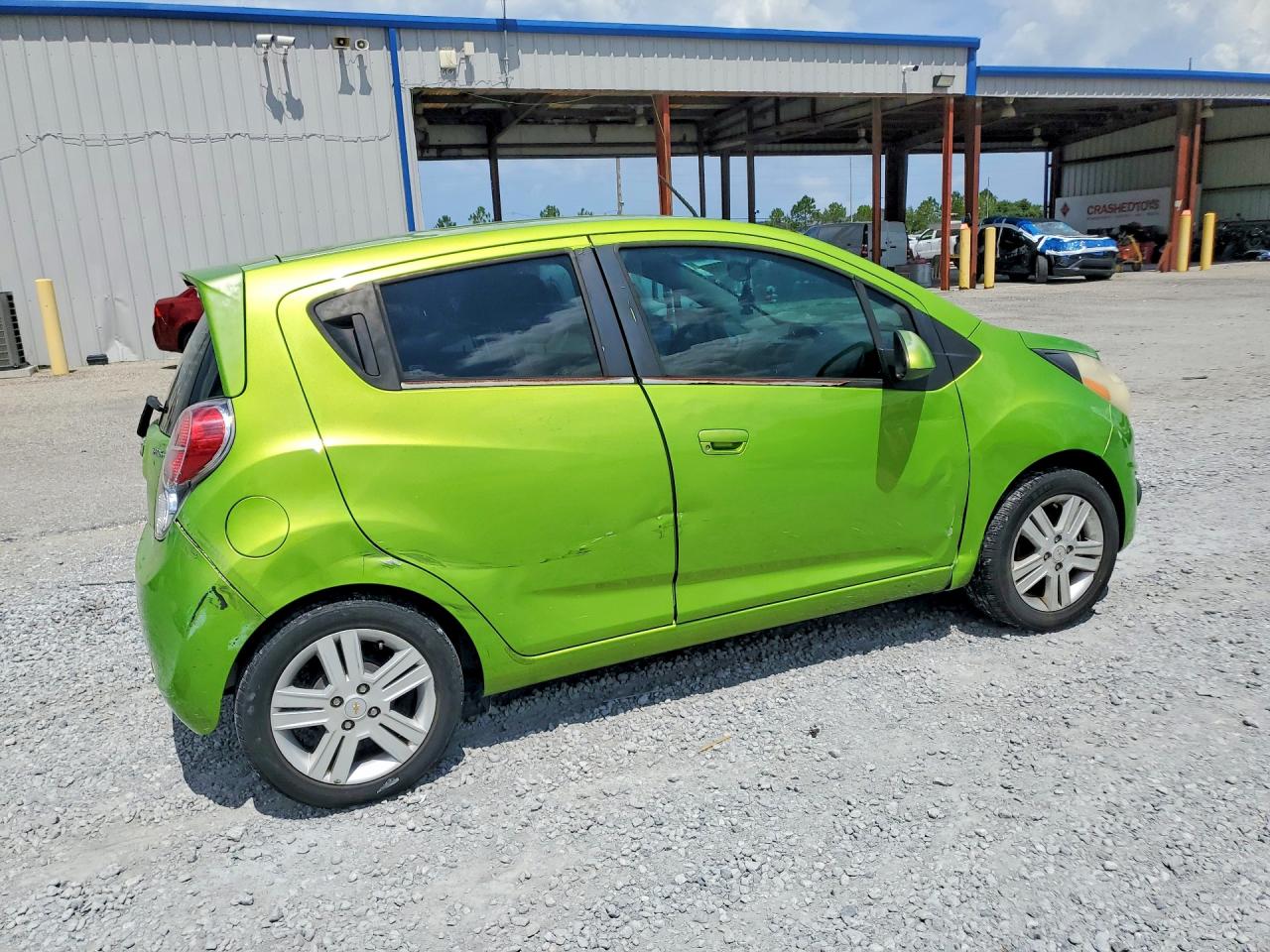 2015 Chevrolet Spark Ls Green vin: KL8CB6S98FC809123