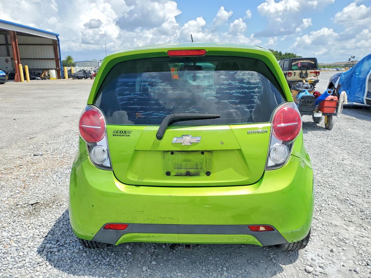 2015 Chevrolet Spark Ls Green vin: KL8CB6S98FC809123