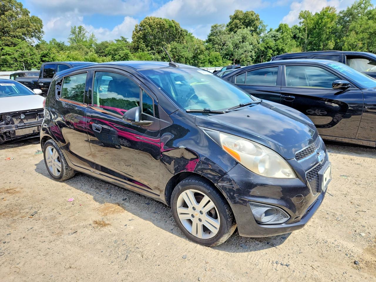 2013 Chevrolet Spark Ls Black vin: KL8CB6S99DC511144