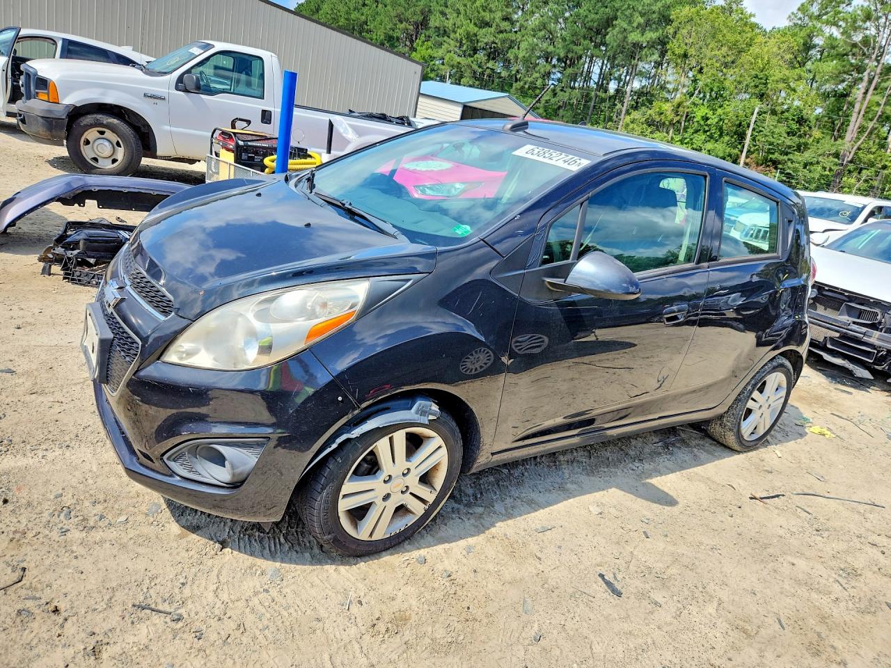2013 Chevrolet Spark Ls Black vin: KL8CB6S99DC511144