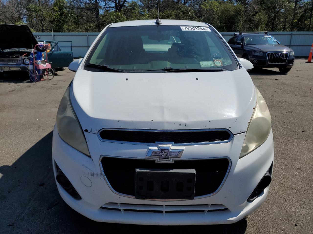 2013 Chevrolet Spark Ls White vin: KL8CB6S99DC562790