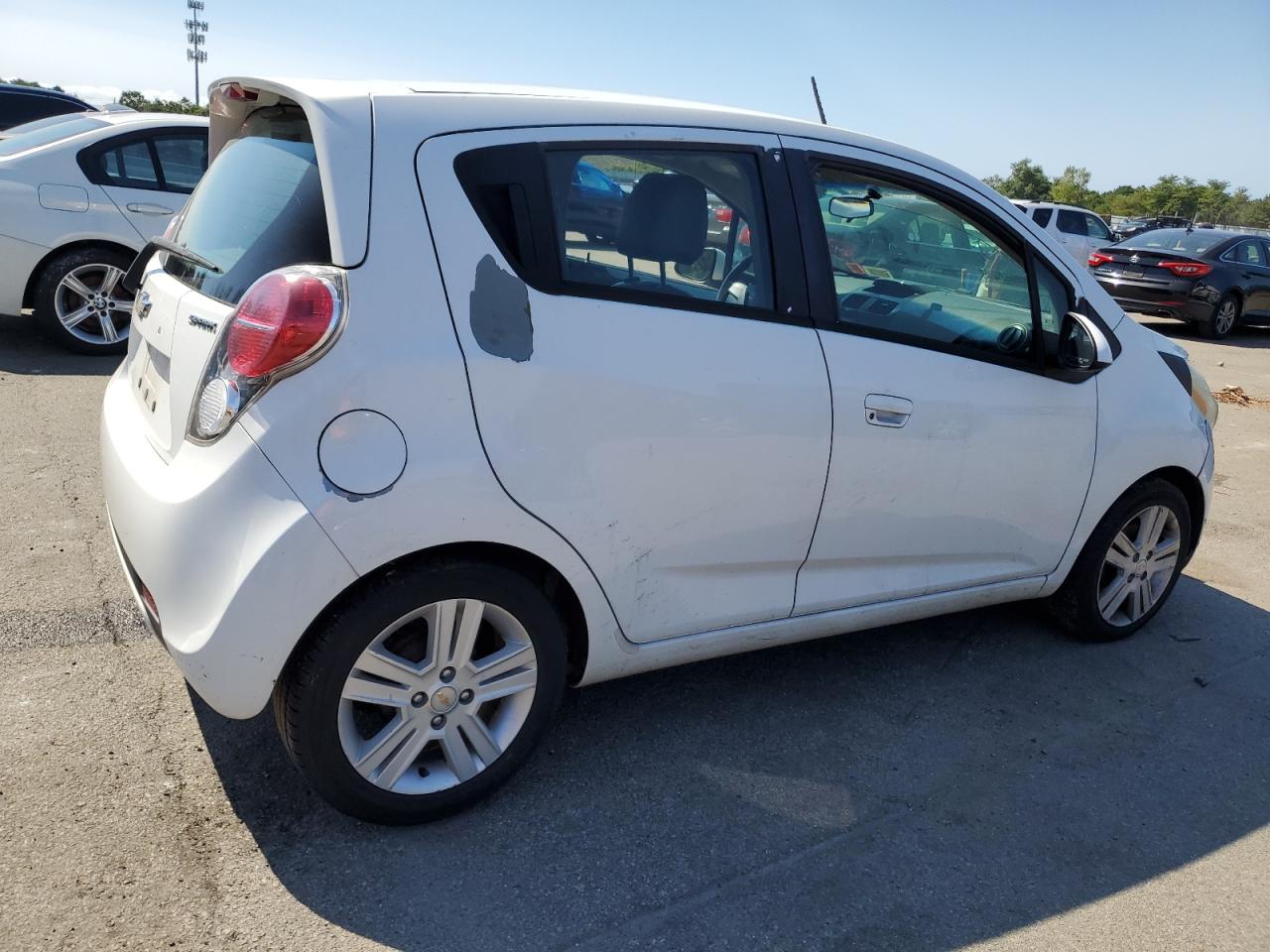 2013 Chevrolet Spark Ls White vin: KL8CB6S99DC562790