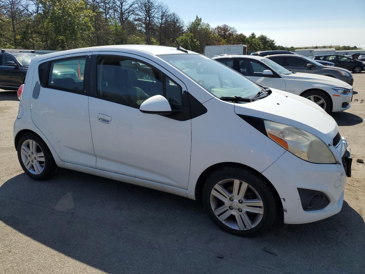 2013 Chevrolet Spark Ls White vin: KL8CB6S99DC562790