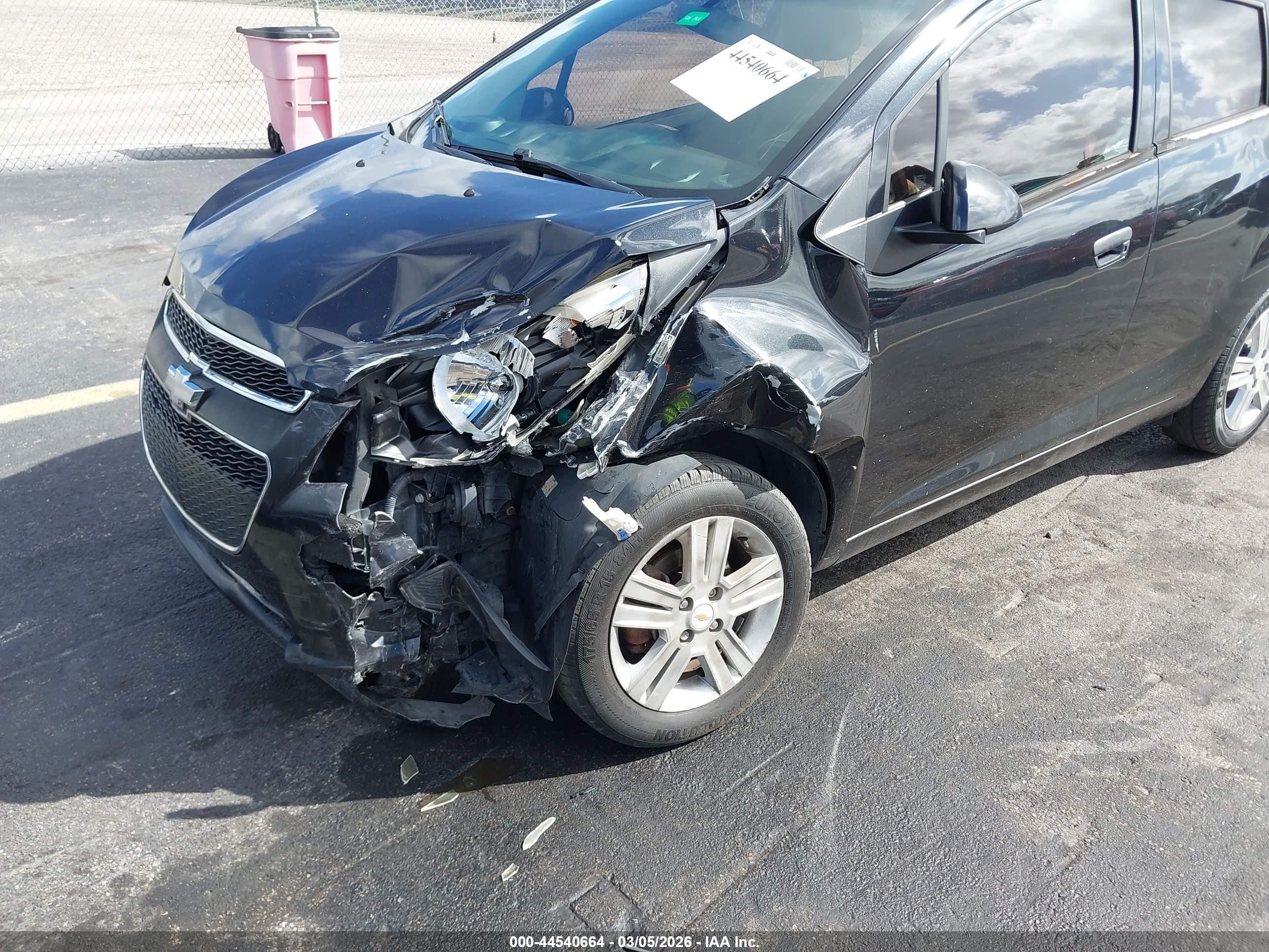 2013 Chevrolet Spark Ls Auto Black vin: KL8CB6S99DC563048