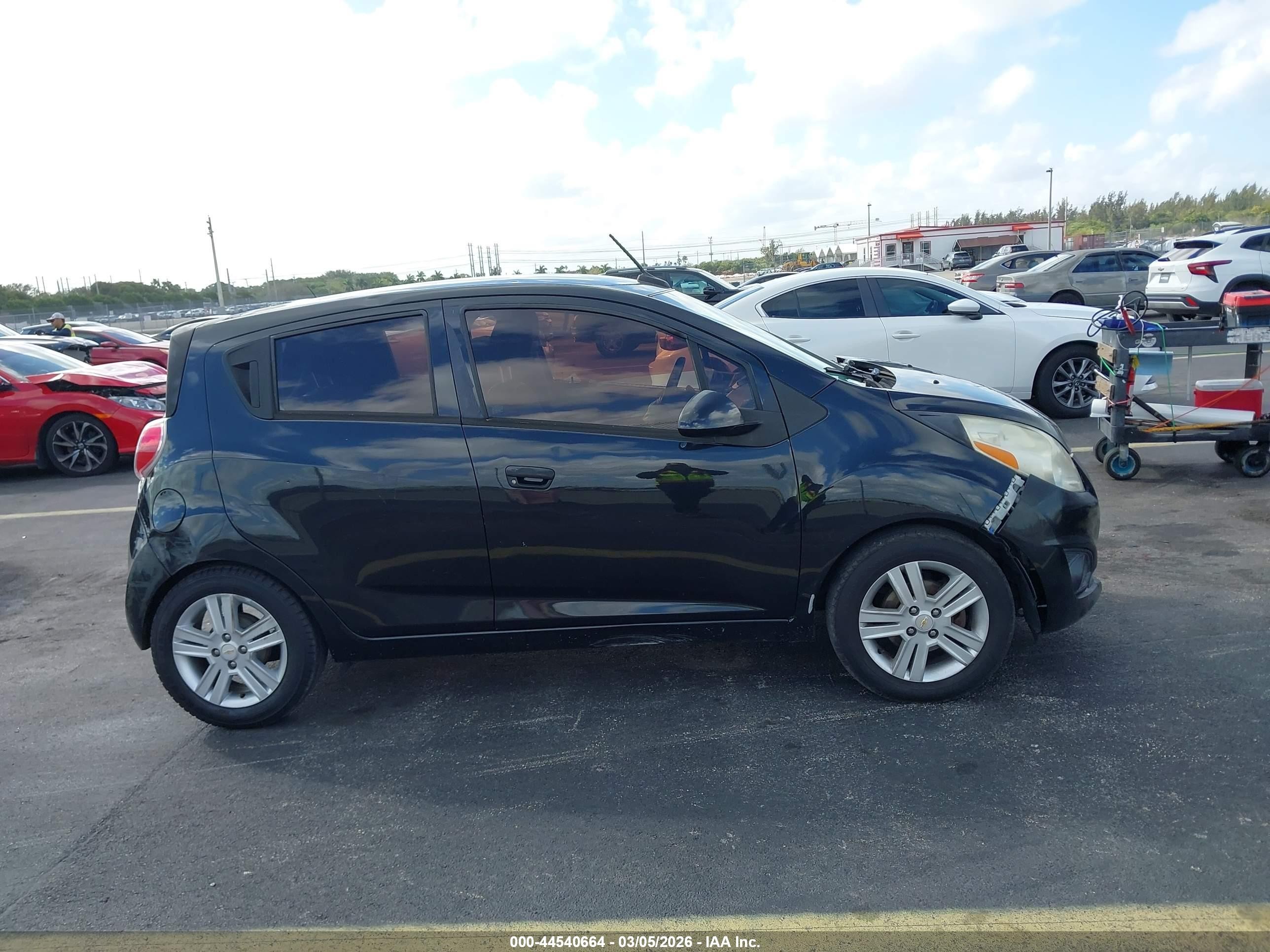 2013 Chevrolet Spark Ls Auto Black vin: KL8CB6S99DC563048