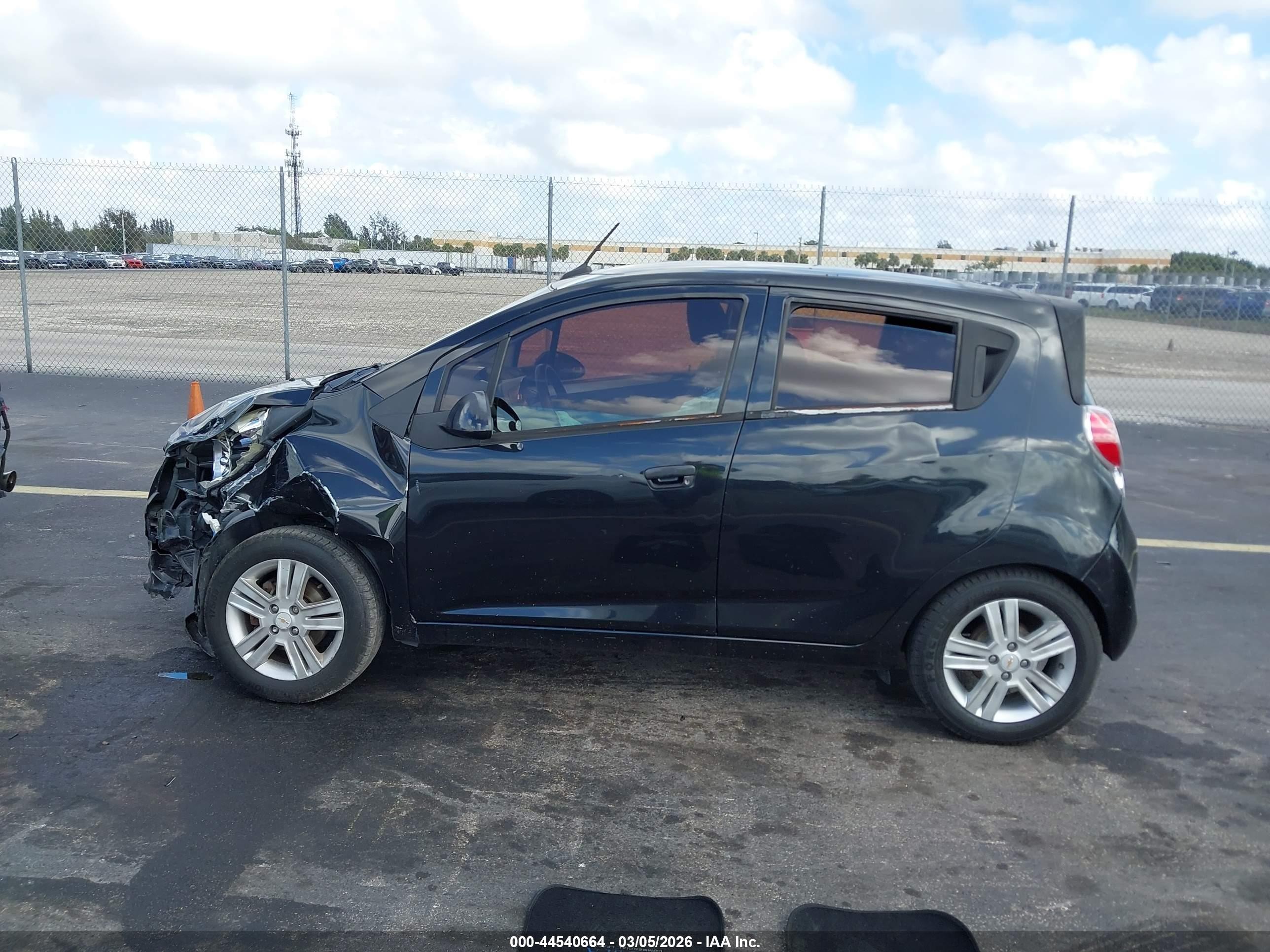 2013 Chevrolet Spark Ls Auto Black vin: KL8CB6S99DC563048