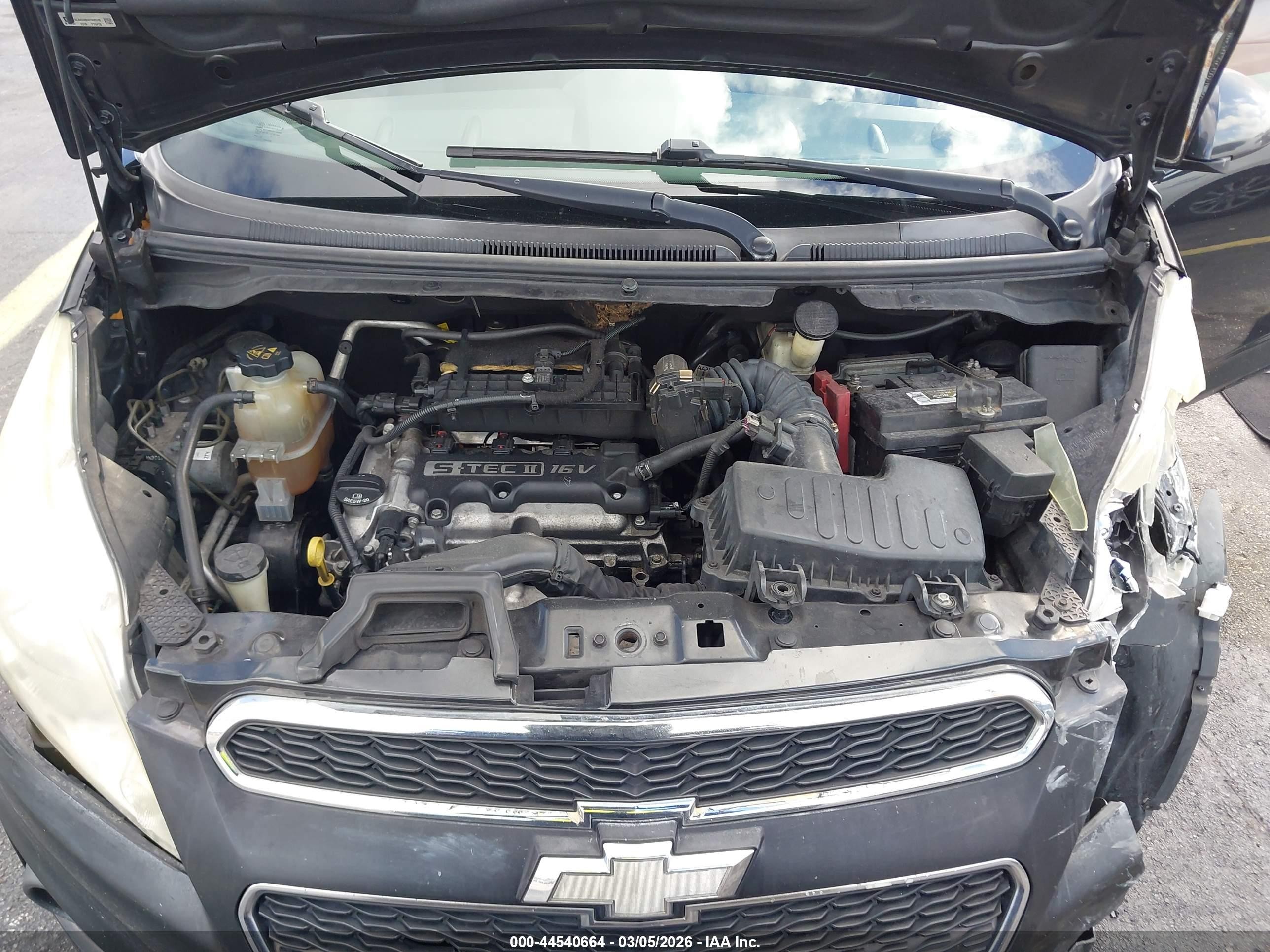 2013 Chevrolet Spark Ls Auto Black vin: KL8CB6S99DC563048