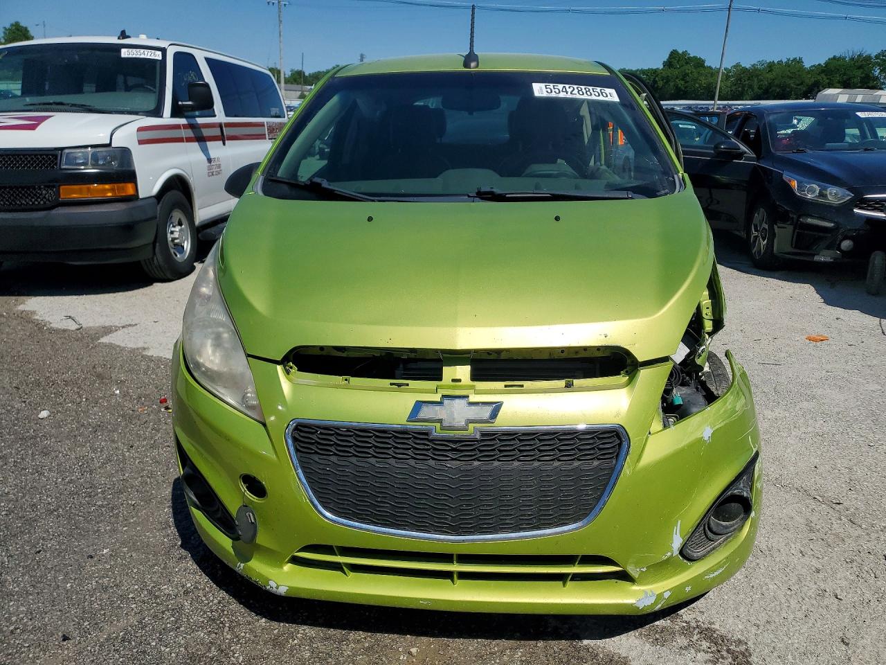 2013 Chevrolet Spark Ls Зеленый vin: KL8CB6S99DC589701