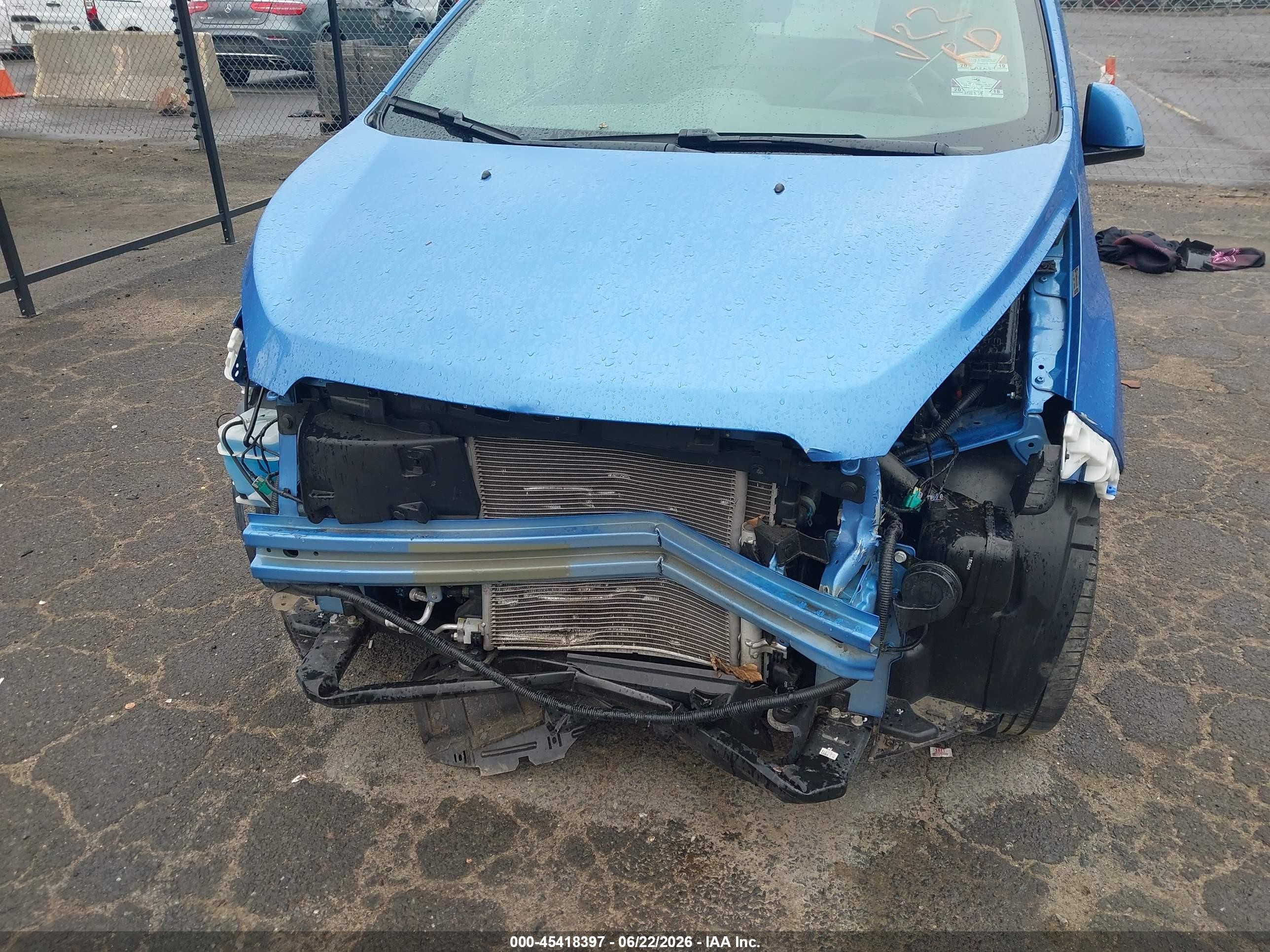2014 Chevrolet Spark Ls Auto Blue vin: KL8CB6S99EC415077