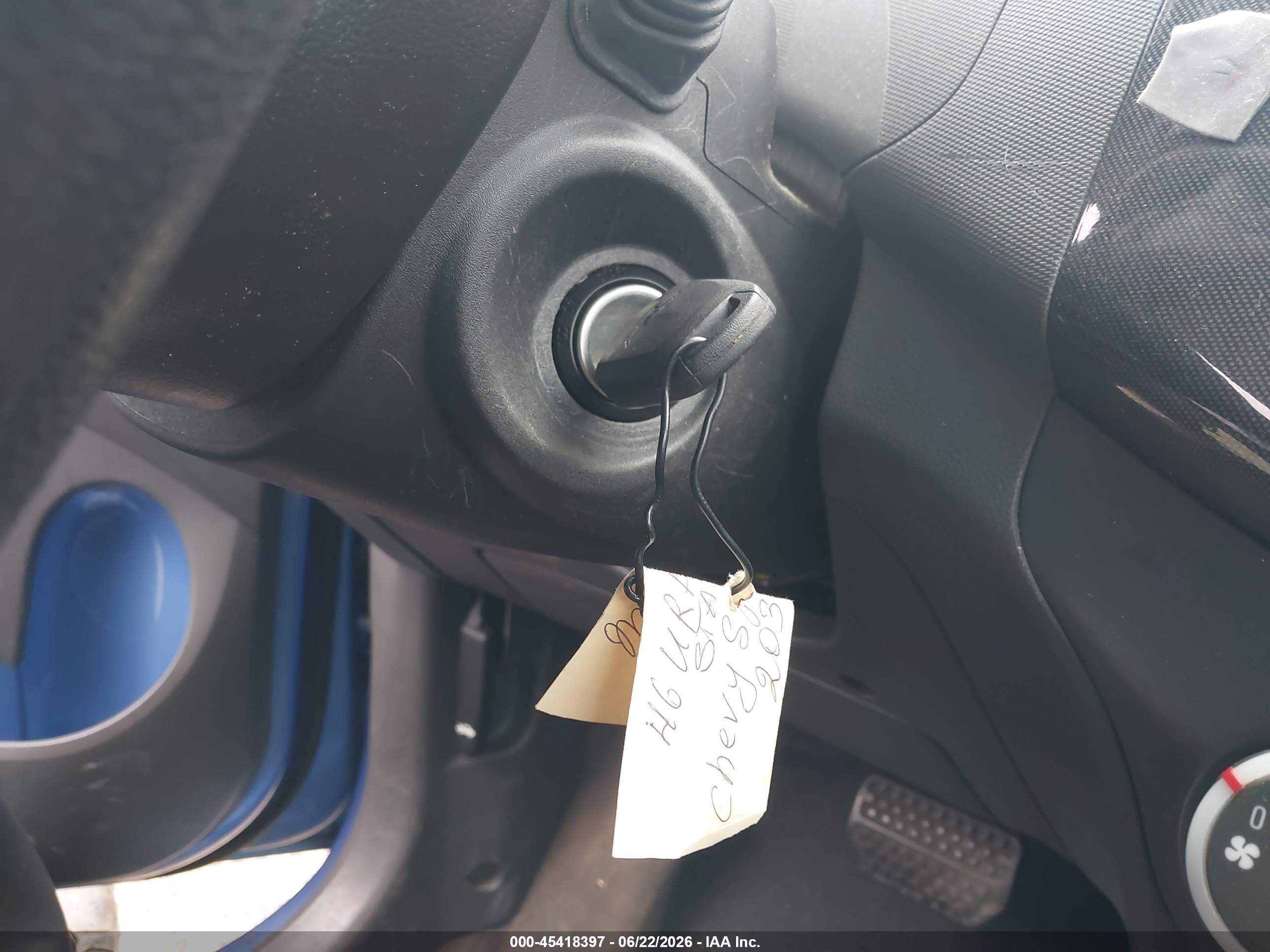 2014 Chevrolet Spark Ls Auto Blue vin: KL8CB6S99EC415077