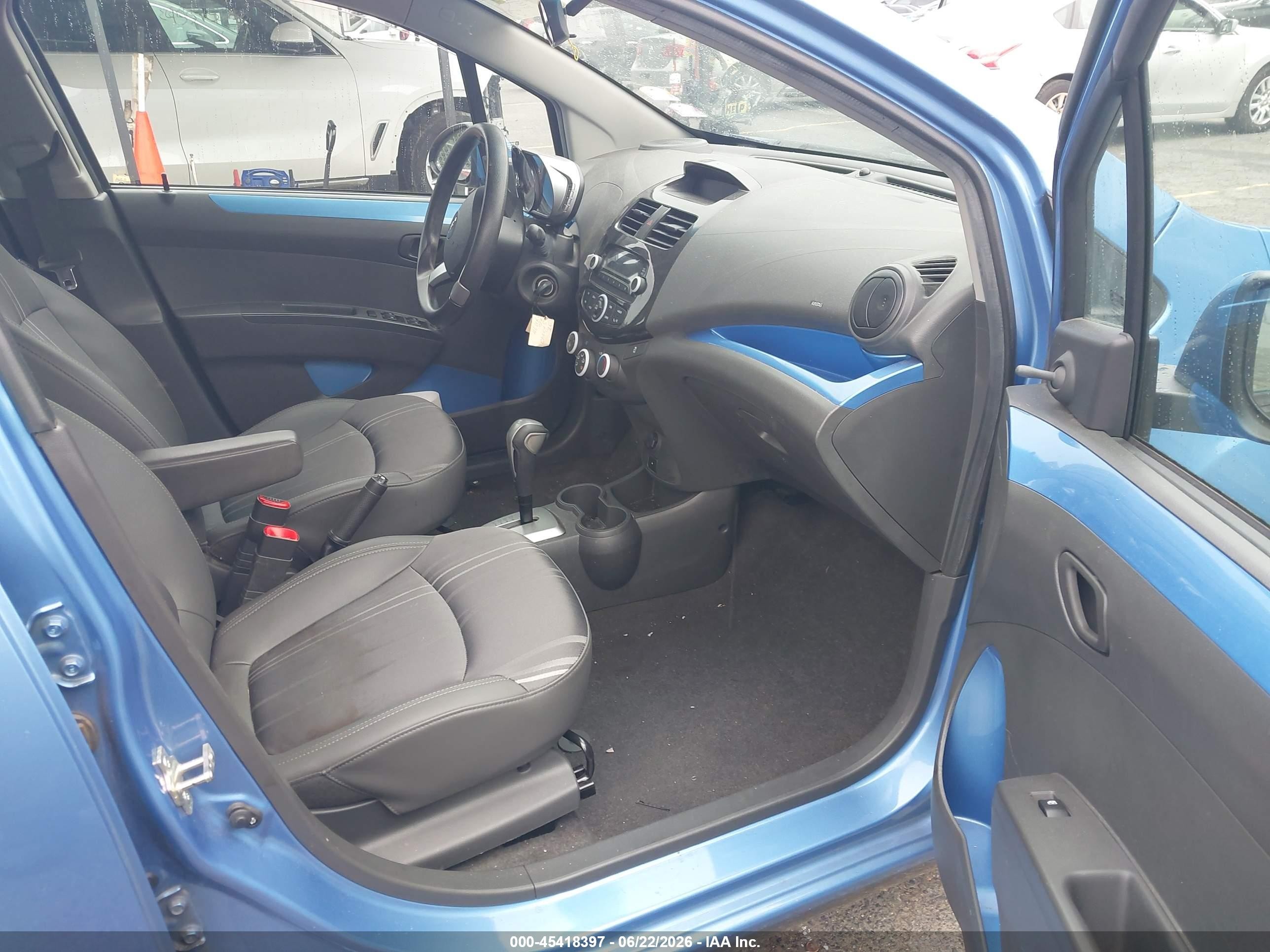 2014 Chevrolet Spark Ls Auto Blue vin: KL8CB6S99EC415077
