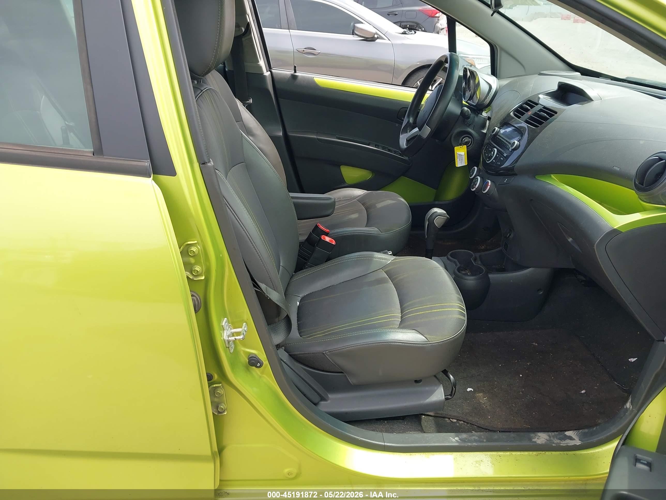 2014 Chevrolet Spark Ls Auto Green vin: KL8CB6S99EC422143