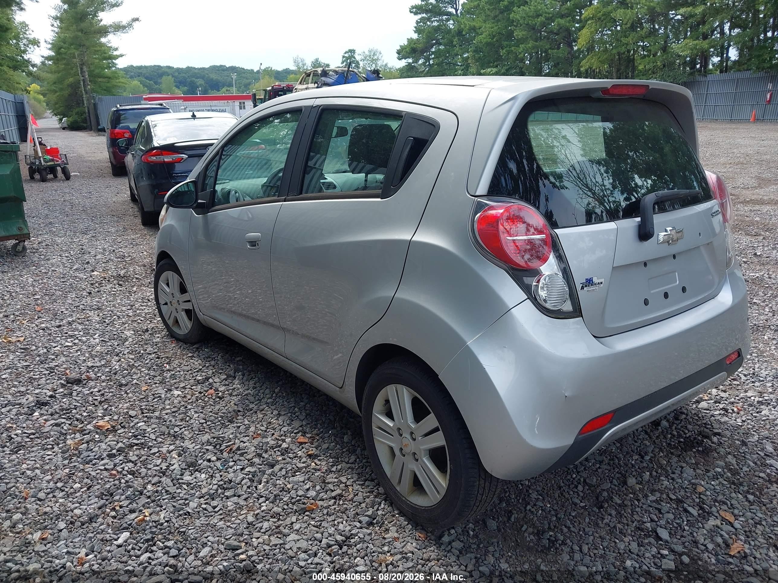 2014 Chevrolet Spark Ls Auto Silver vin: KL8CB6S99EC438164