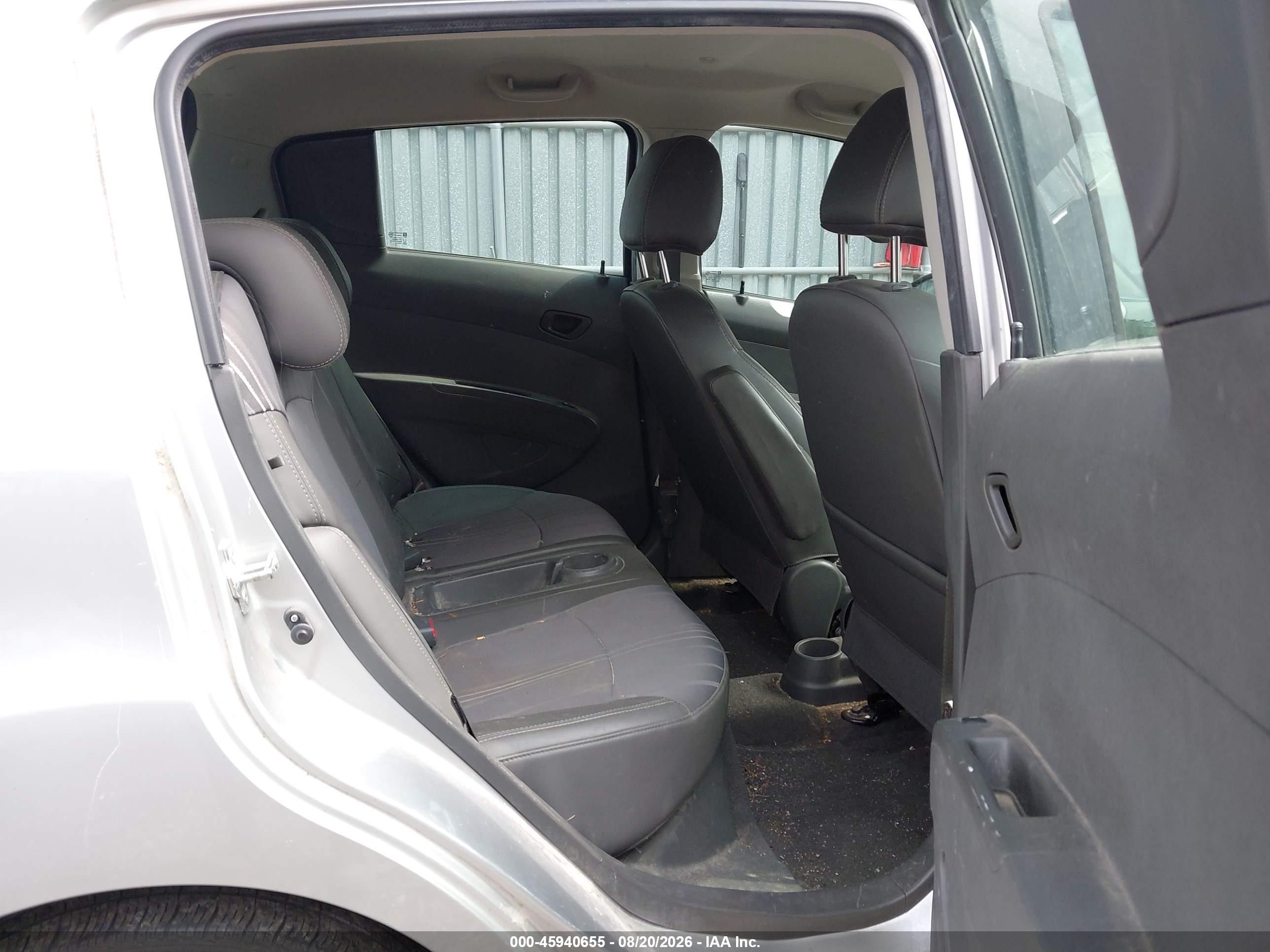 2014 Chevrolet Spark Ls Auto Silver vin: KL8CB6S99EC438164