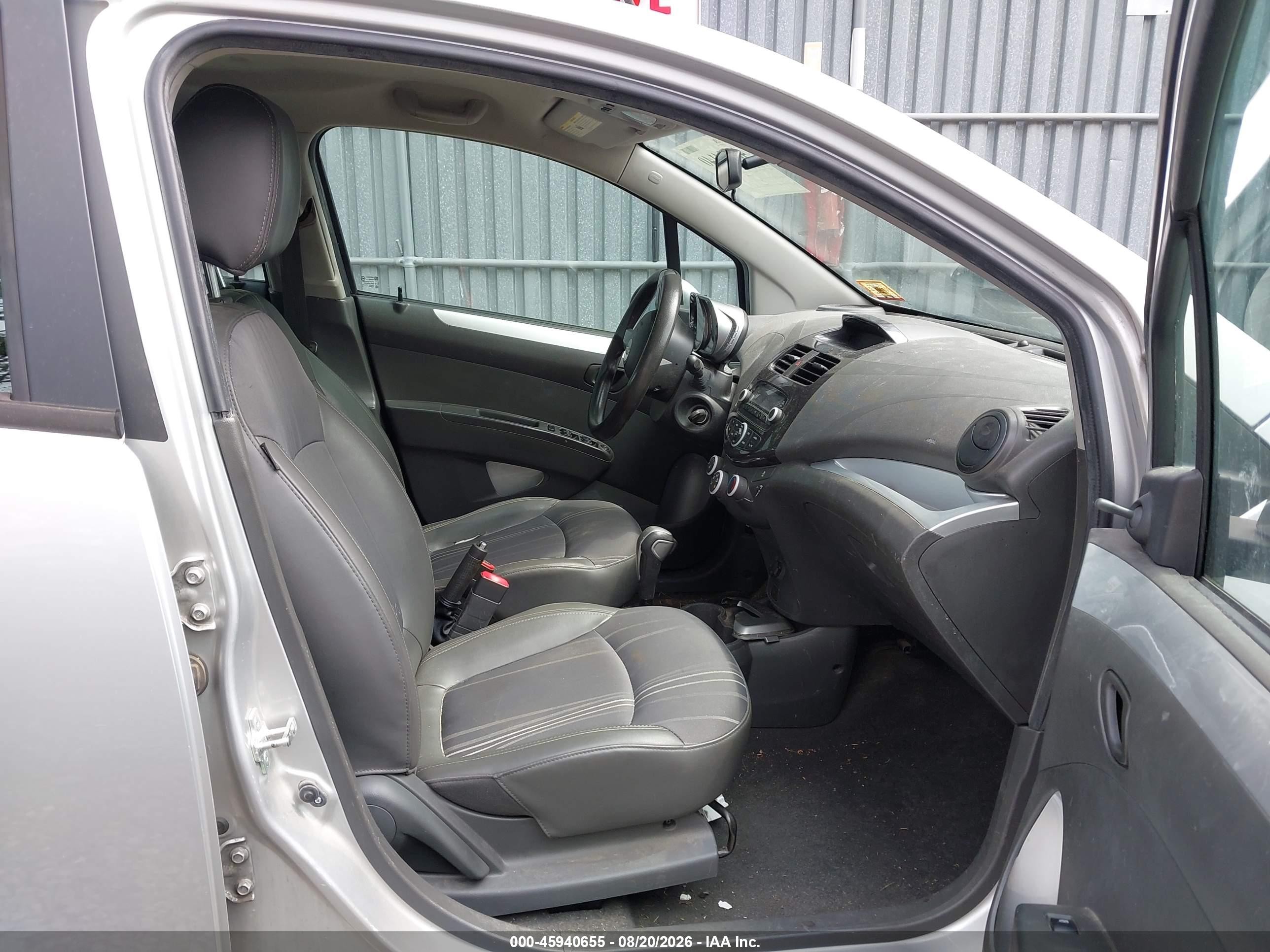 2014 Chevrolet Spark Ls Auto Silver vin: KL8CB6S99EC438164