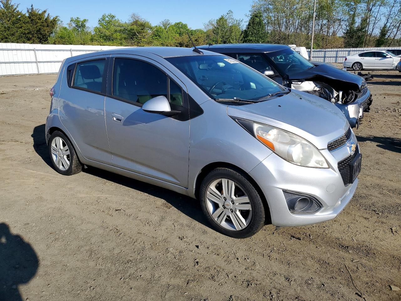 2014 Chev Spark Silver vin: KL8CB6S99EC439766