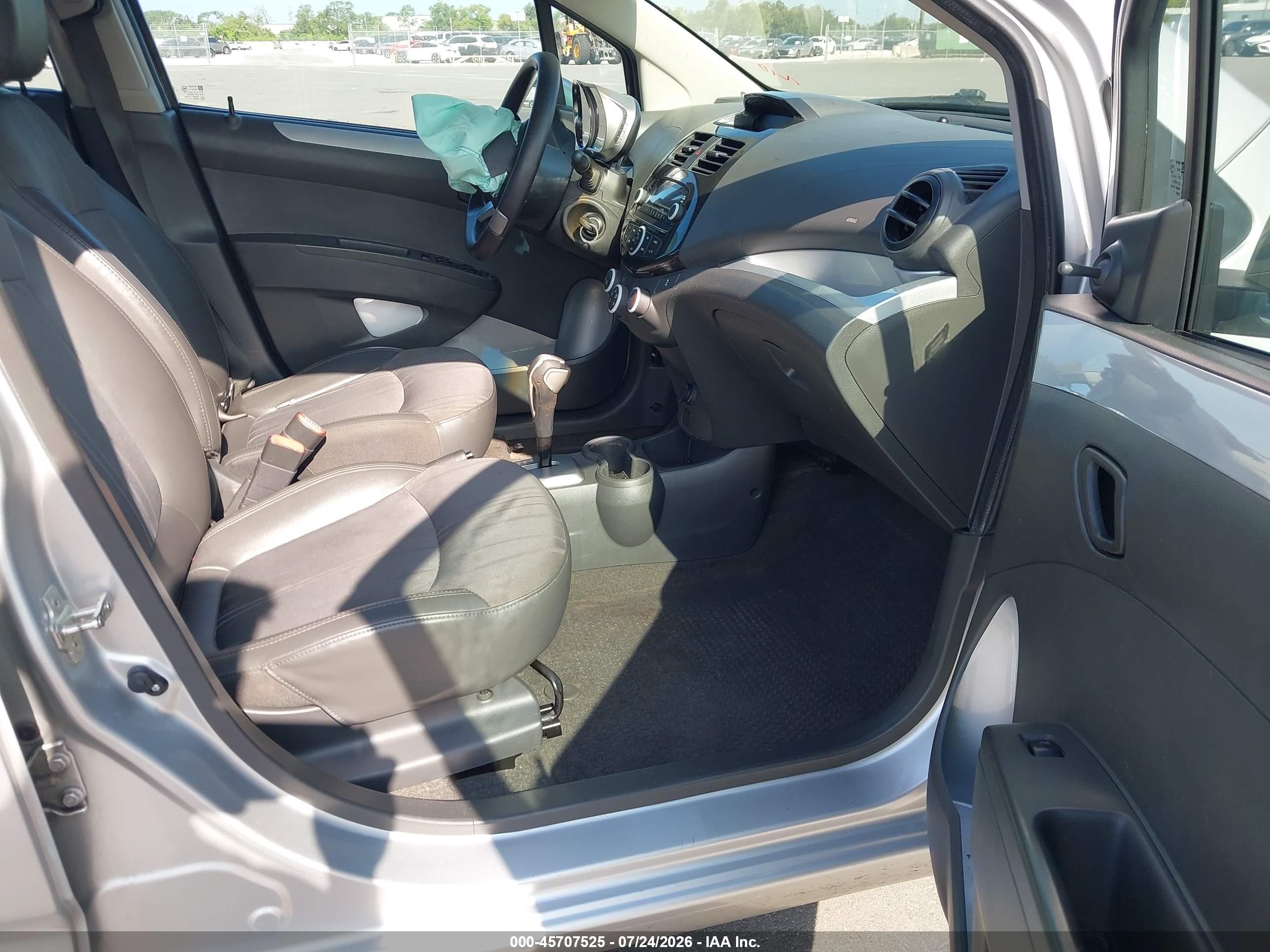 2014 Chevrolet Spark Ls Auto Silver vin: KL8CB6S99EC445325