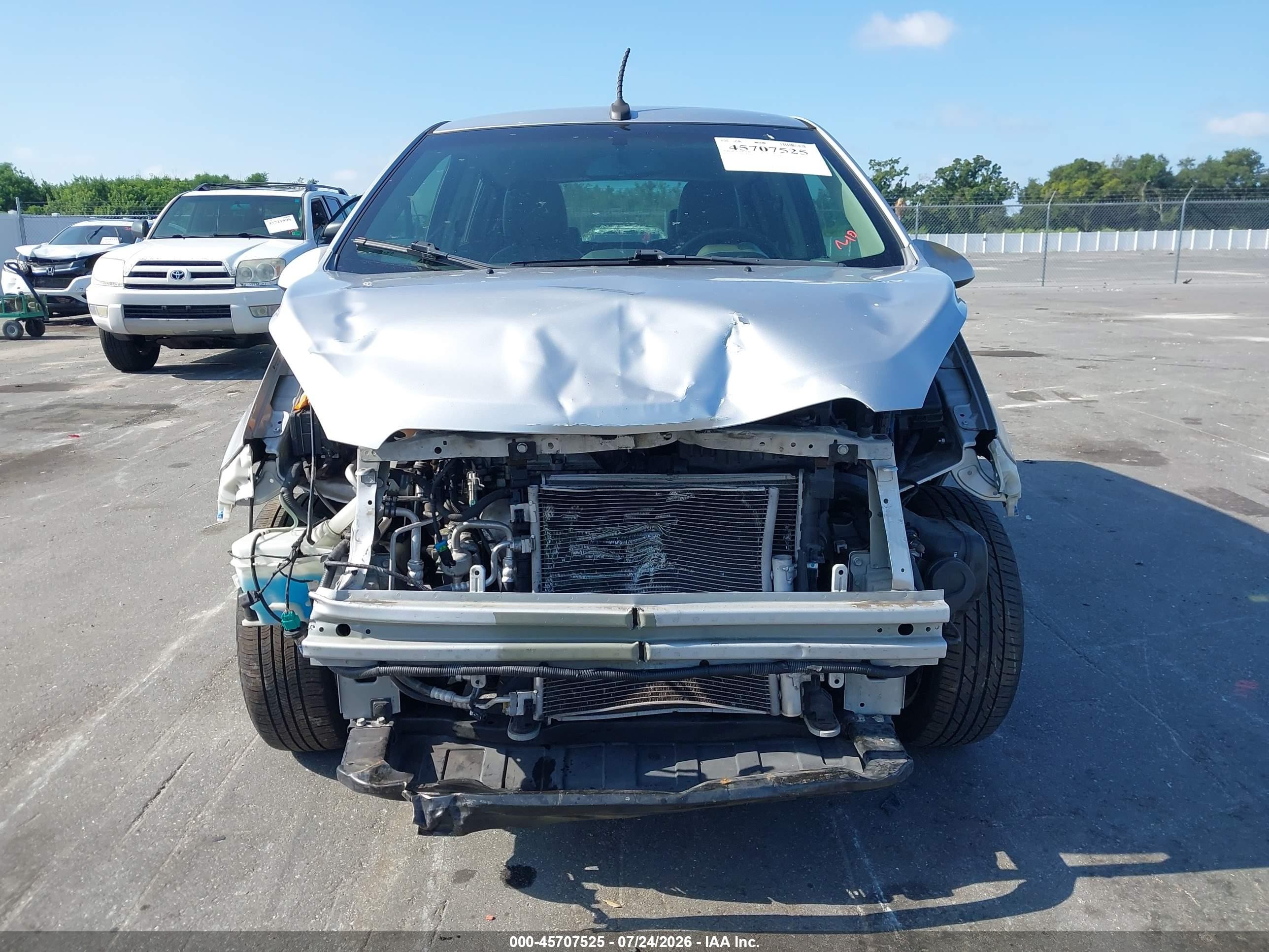 2014 Chevrolet Spark Ls Auto Silver vin: KL8CB6S99EC445325