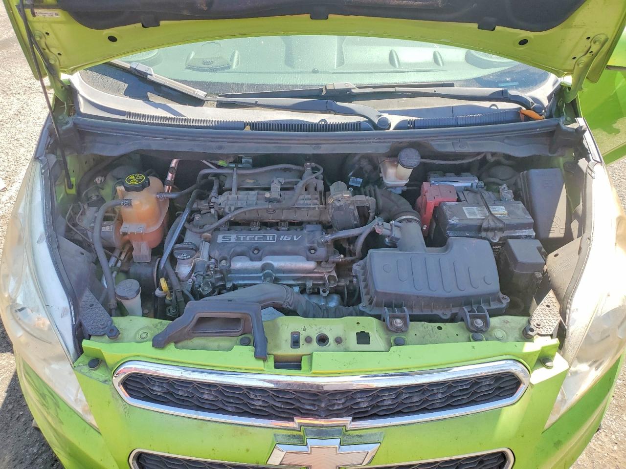 2014 Chevrolet Spark Ls Green vin: KL8CB6S99EC541424