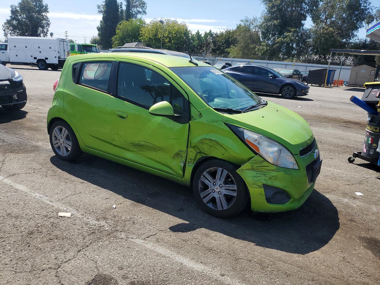 2014 Chevrolet Spark Ls Green vin: KL8CB6S99EC541424