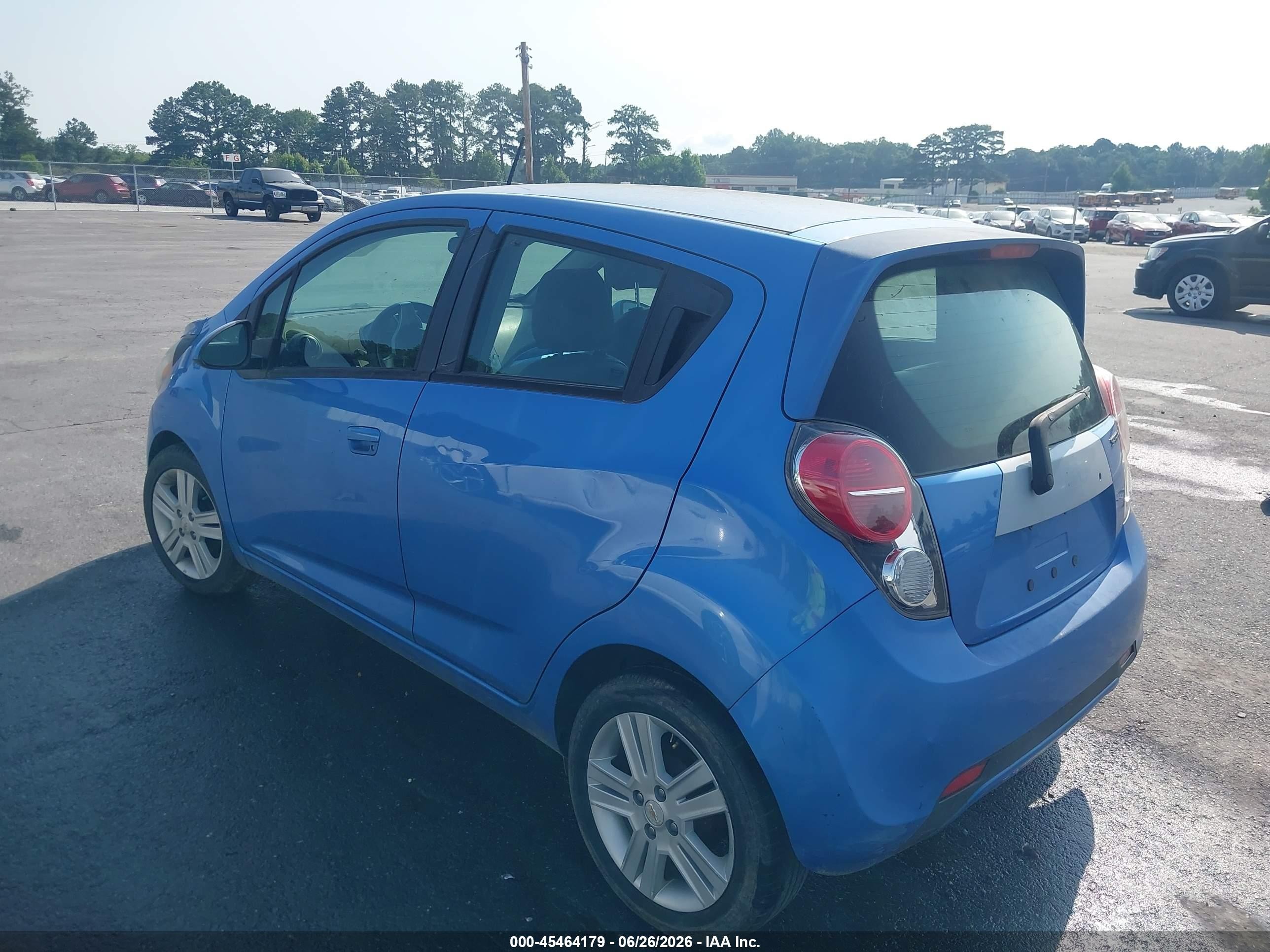 2014 Chevrolet Spark Ls Auto Blue vin: KL8CB6S99EC578473