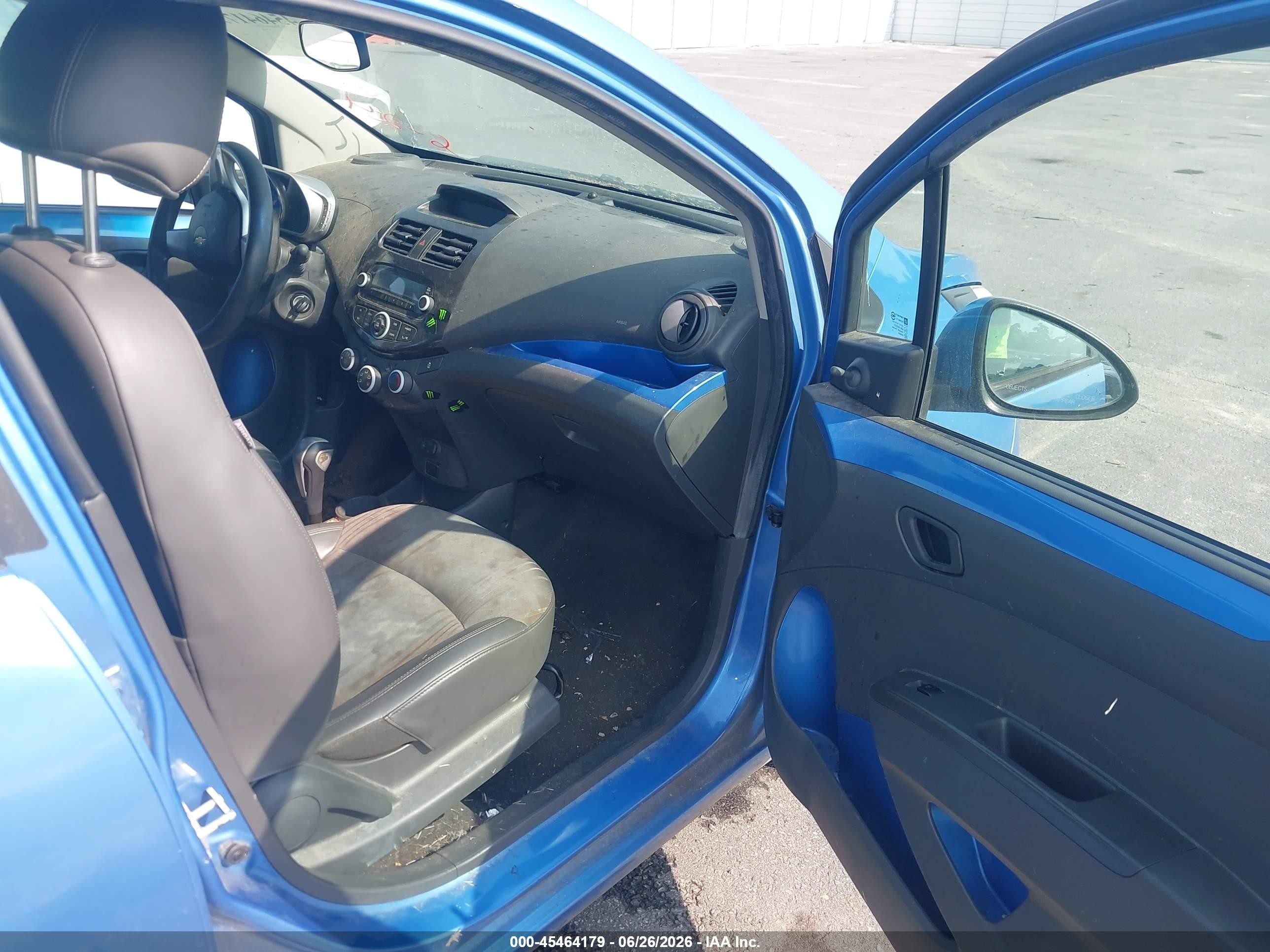 2014 Chevrolet Spark Ls Auto Blue vin: KL8CB6S99EC578473