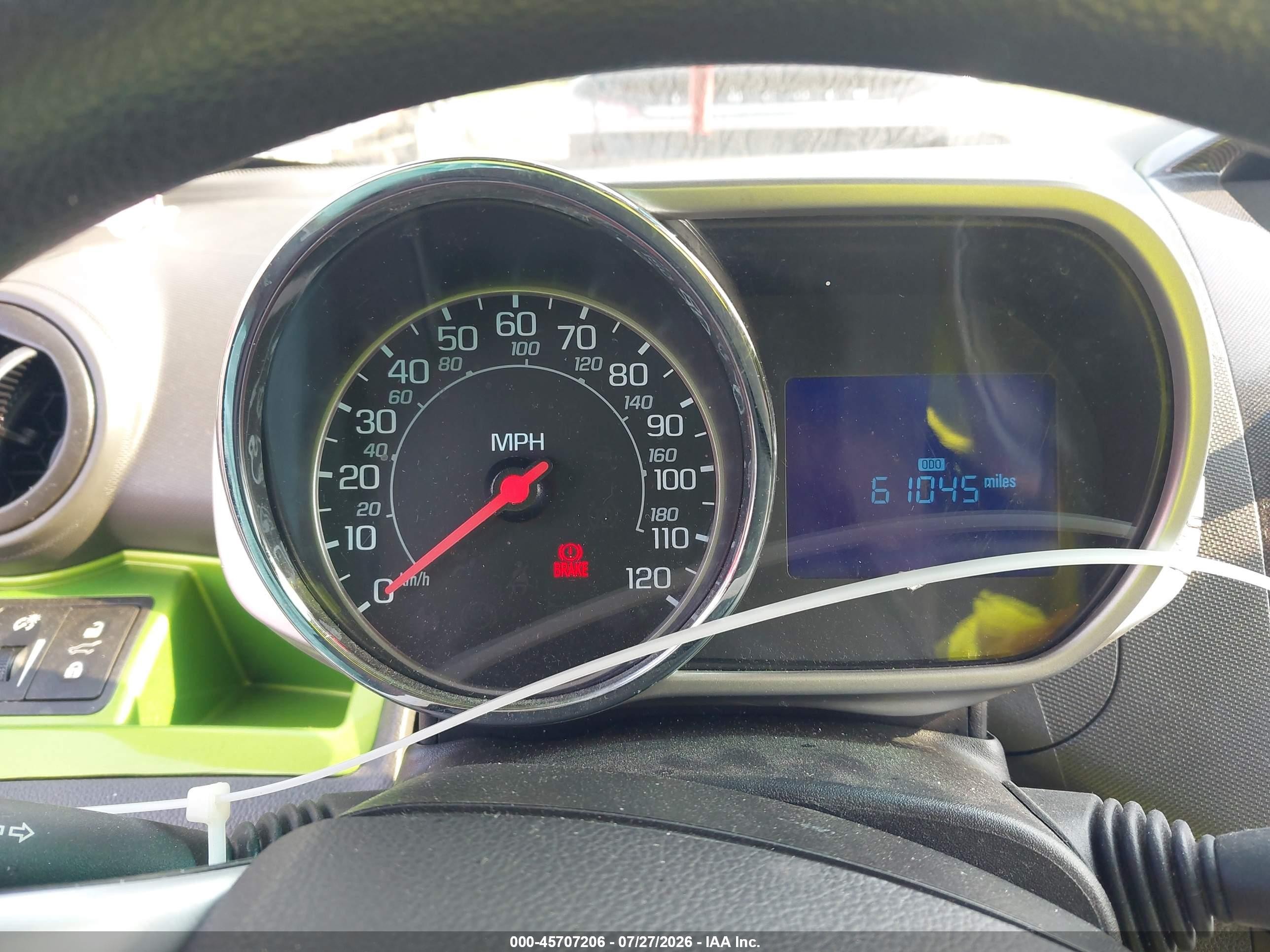 2015 Chevrolet Spark Ls Cvt Green vin: KL8CB6S99FC744203